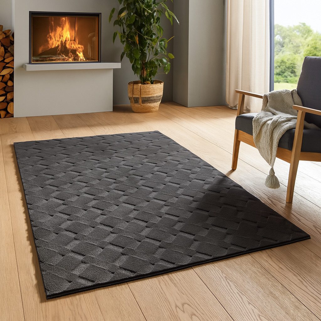 TaCa Home Teppich Kurzflor Teppich Hasenfell günstig online kaufen