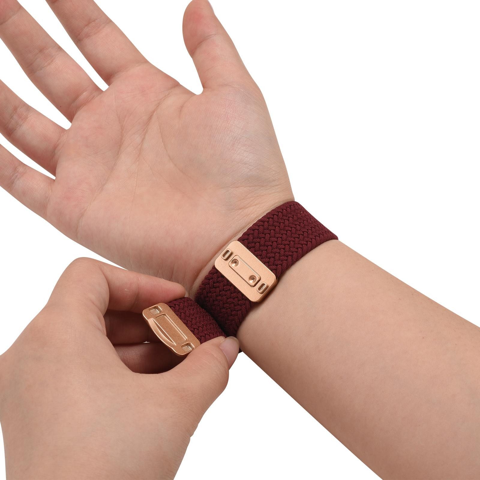 CoolGadget Smartwatch-Armband Fitnessarmband aus Nylon iWatch, für Apple Watch 1 2 3 4 5 6 7 8 9 10 11 SE 1 2 3 38 40 41 42 mm