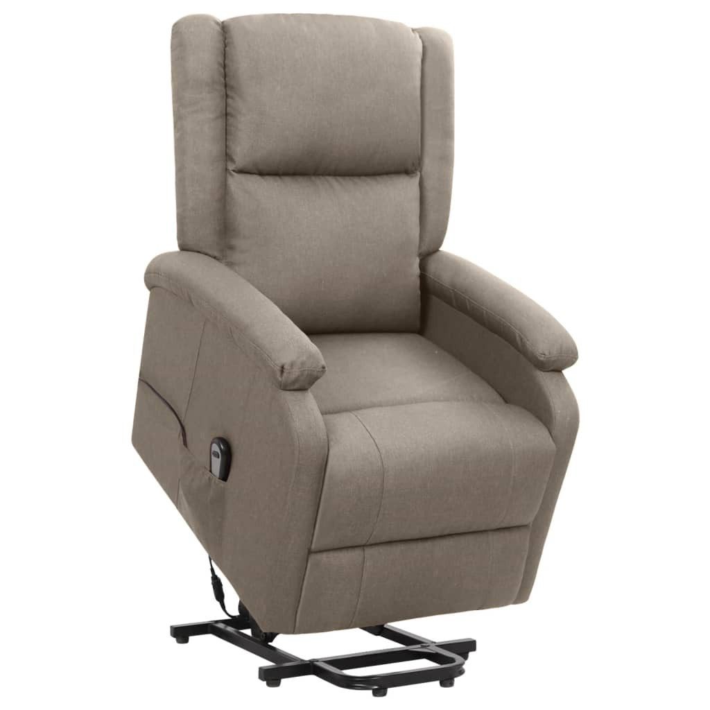 vidaXL Sessel Aufstehsessel Taupe Stoff (1-St) günstig online kaufen