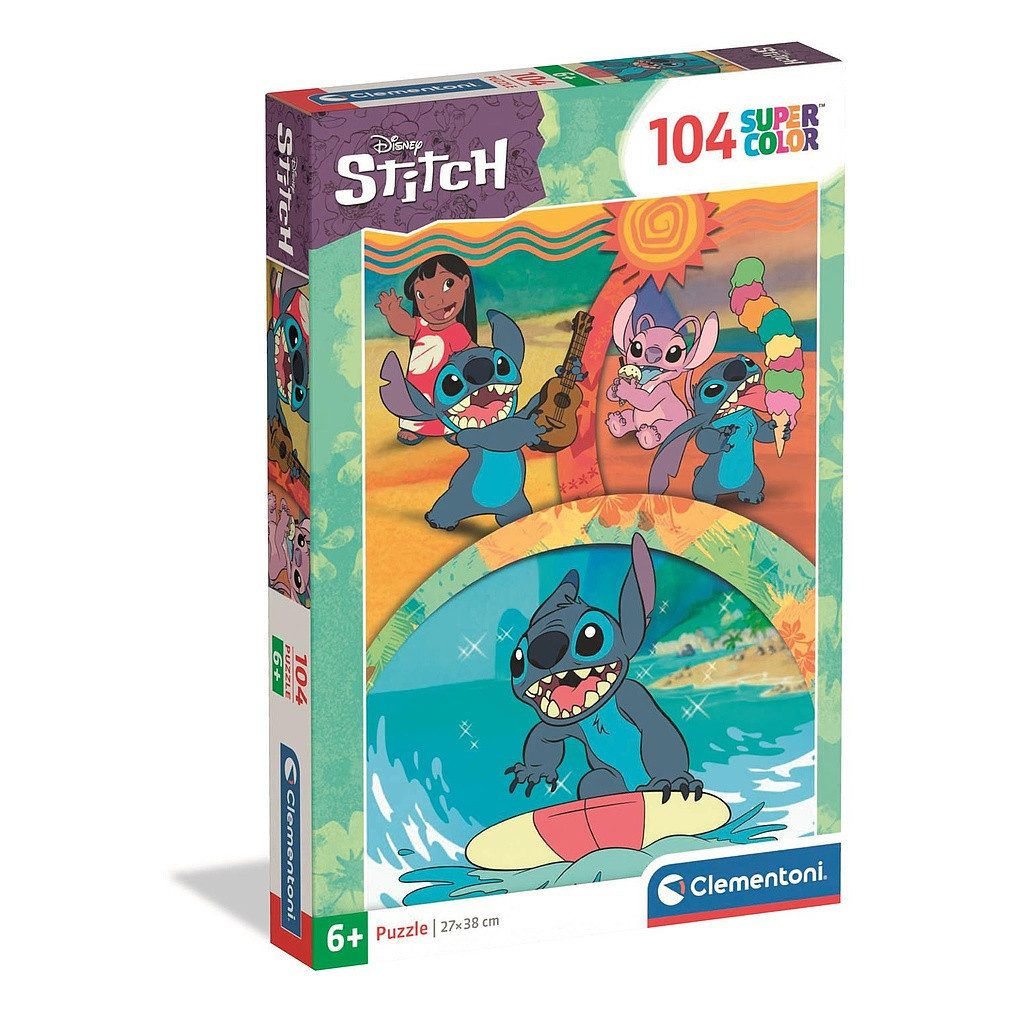 Disney Lernspielzeug Disney Lilo und Stitch 104-teiliges Clementoni Puzzle günstig online kaufen