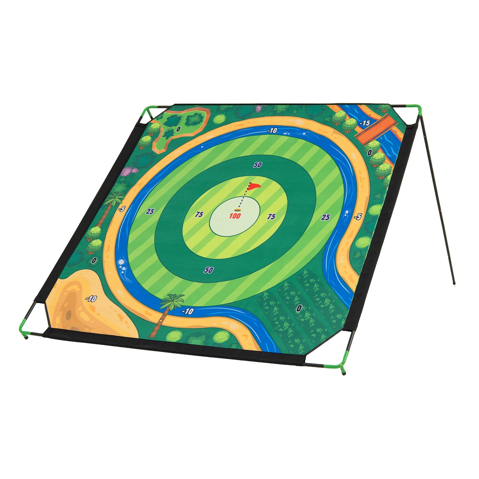 COSTWAY Minigolf-Set Golf Chipping Spielset für Kinder und Erwachsene