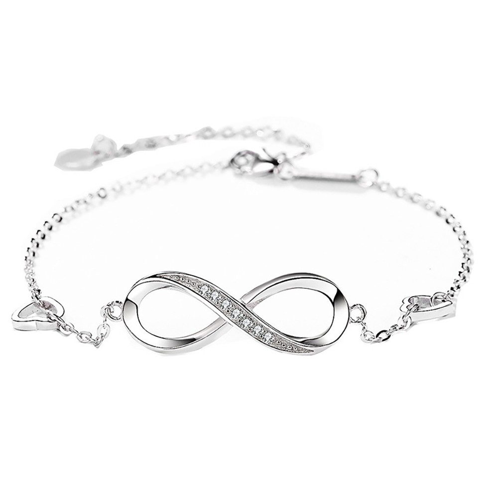 The Beauty House Armband Infinity Unendlich silberfarbiges Damen Armband mi günstig online kaufen