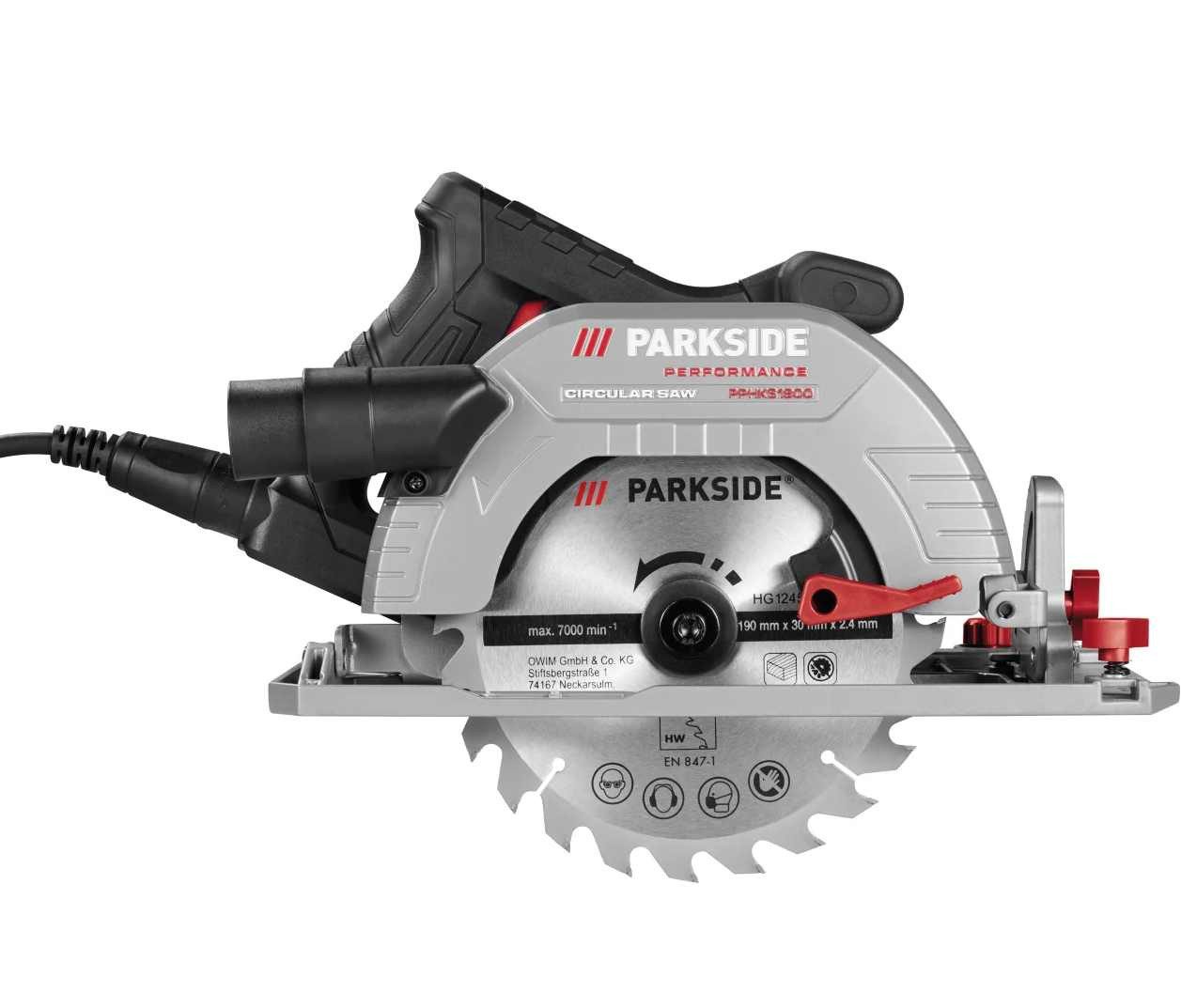 Parkside Akku-Handkreissäge PERFORMANCE Handkreissäge PPHKS 1800 mit Führungsschiene 2 x 700mm – Bild 5 von 5