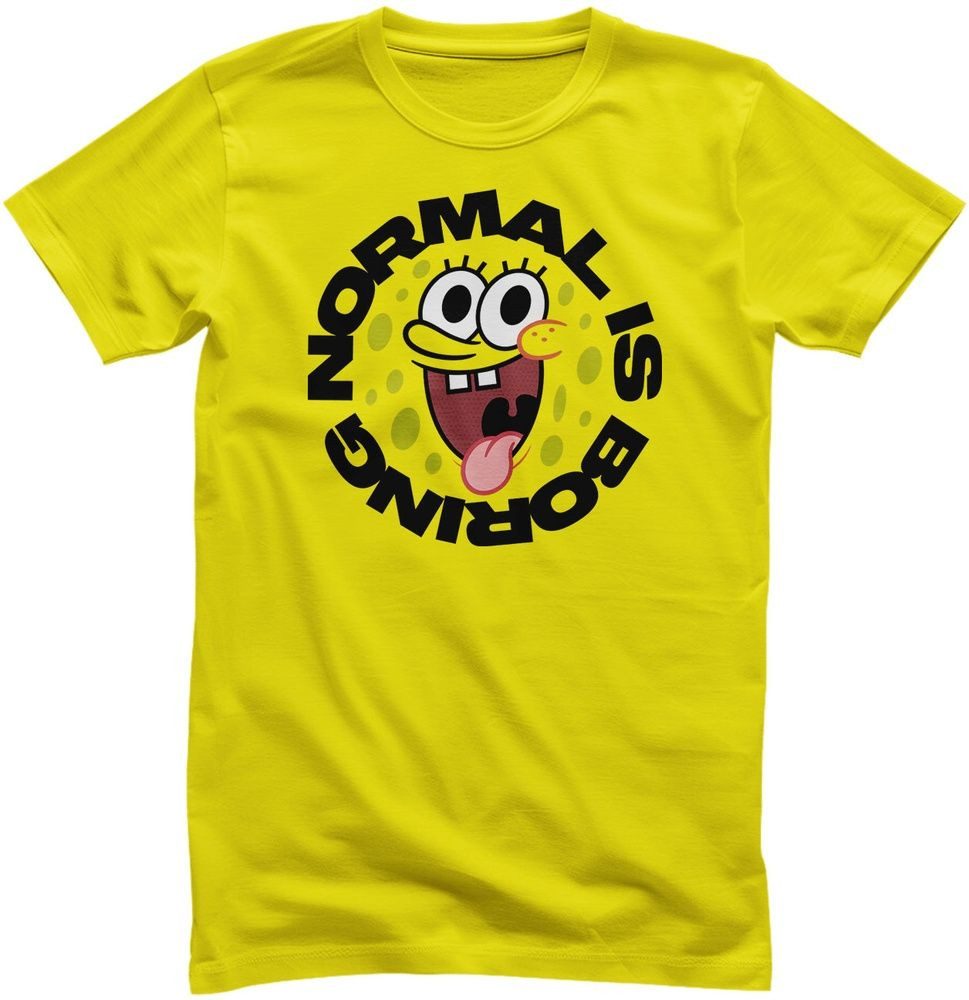 Spongebob Schwammkopf T-Shirt SpongeBob Squarepants - Normal Is Boring T-Shirt