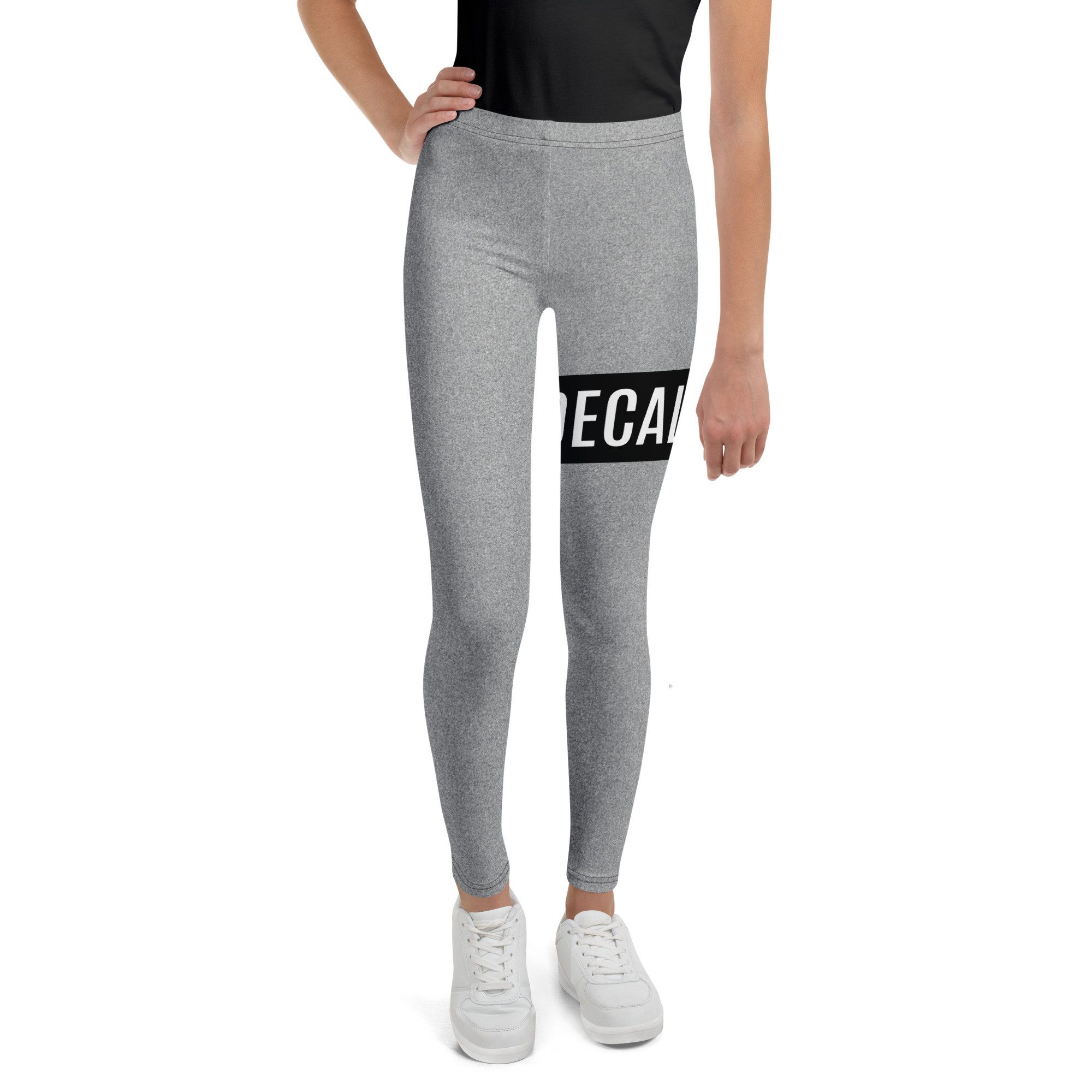DECALVIBES Leggings Mädchen Leggings für Kinder & Jugendliche Urban Side Meliert 4-Wege-Stretch, weiches Material, formstabil, komfortabler Sitz