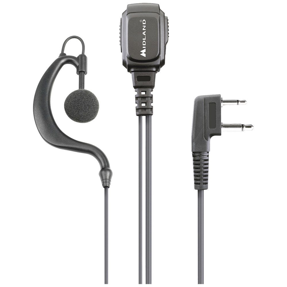 Midland Funkgerät Midland Headset/Sprechgarnitur Headset MA 21-L Pro Duoklinke C1496