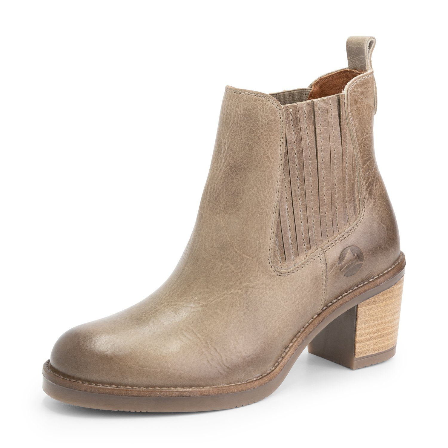 Travelin' Carantec Lady Chelseaboots (Pull-on) Taupe