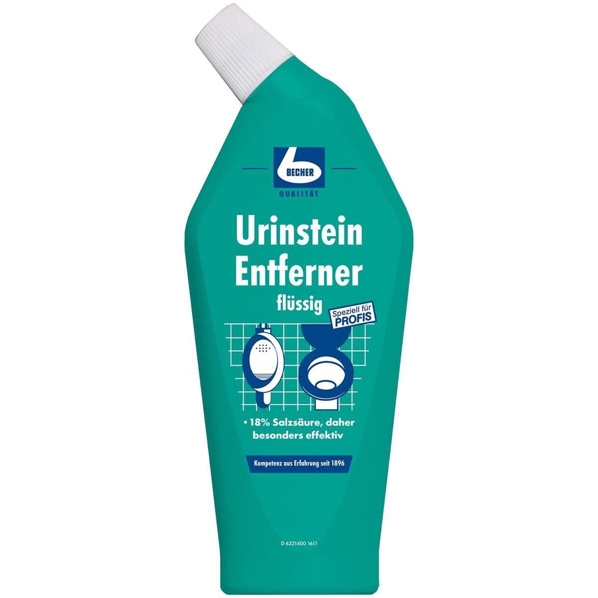 Dr. Becher Dr. Becher Urinstein Entferner 750ml für Toiletten Urinale Bidets (1er WC-Reiniger