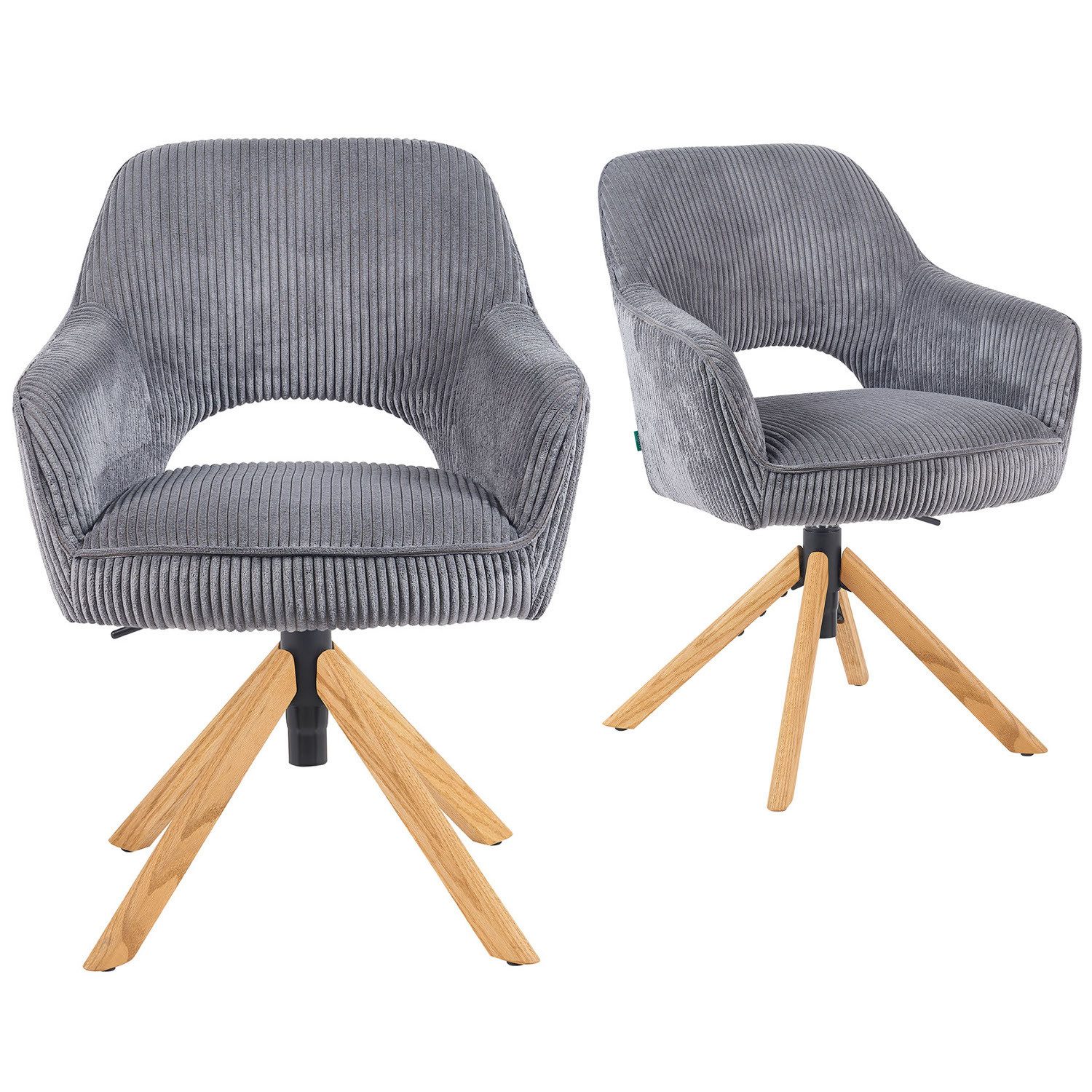 DUBI Möbel Polsterstuhl Mika-Lara 2er-Set günstig online kaufen