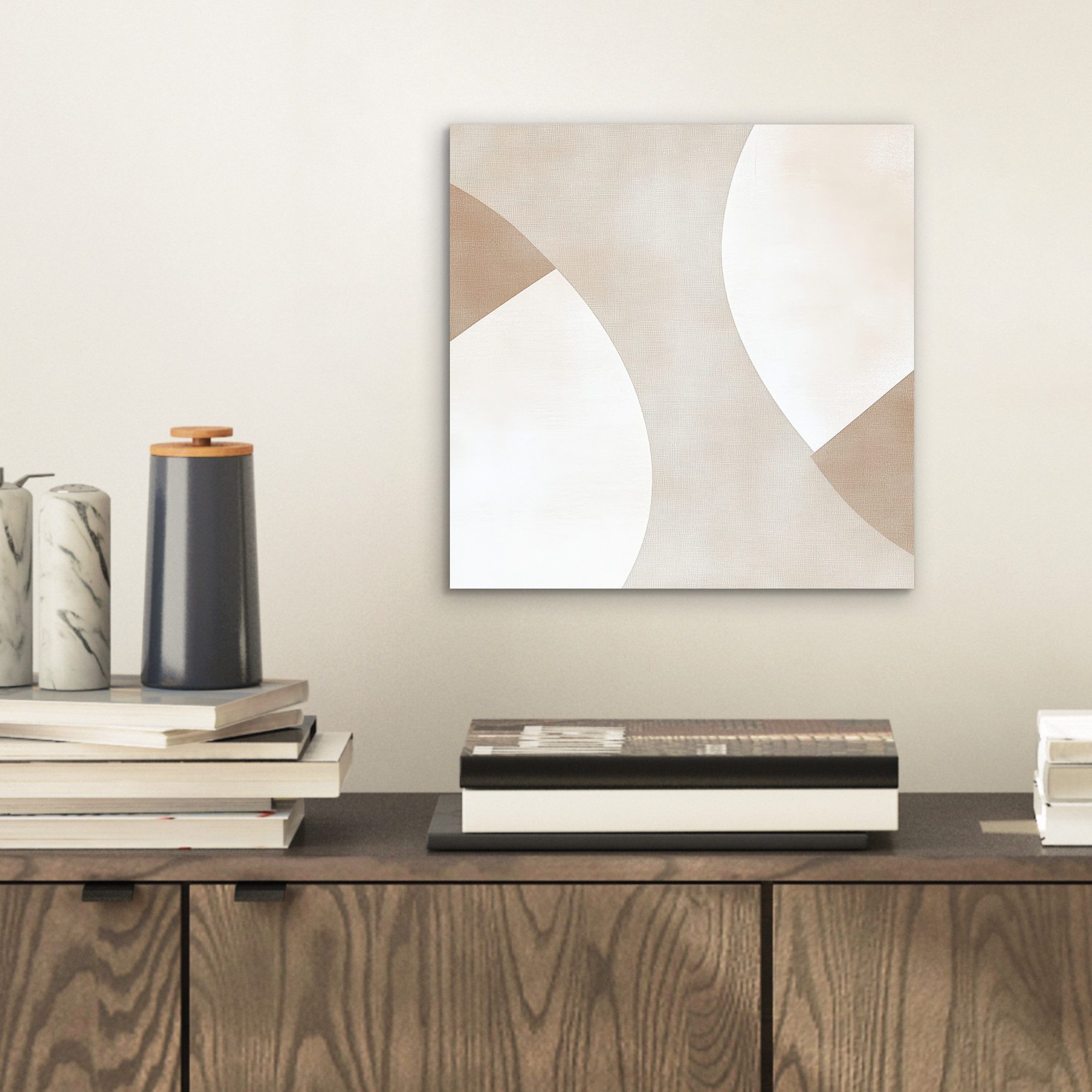 MuchoWow Metallbild Braun - Japandi - günstig online kaufen