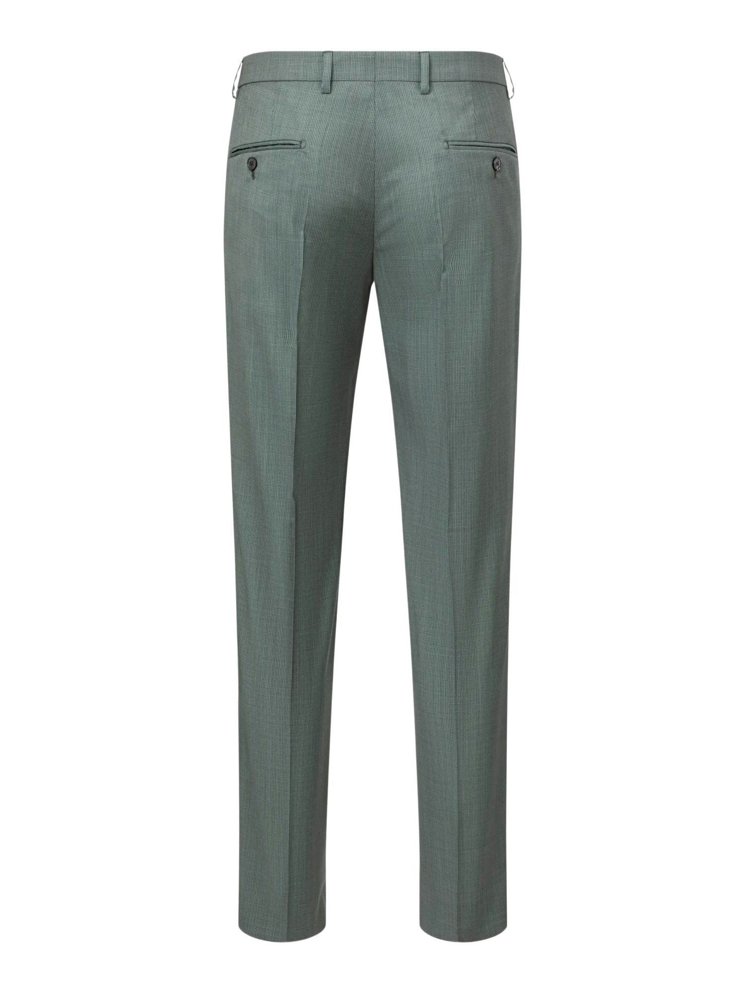 JOOP! Stoffhose grün, Business, Wolle, Unifarben, Slim Fit