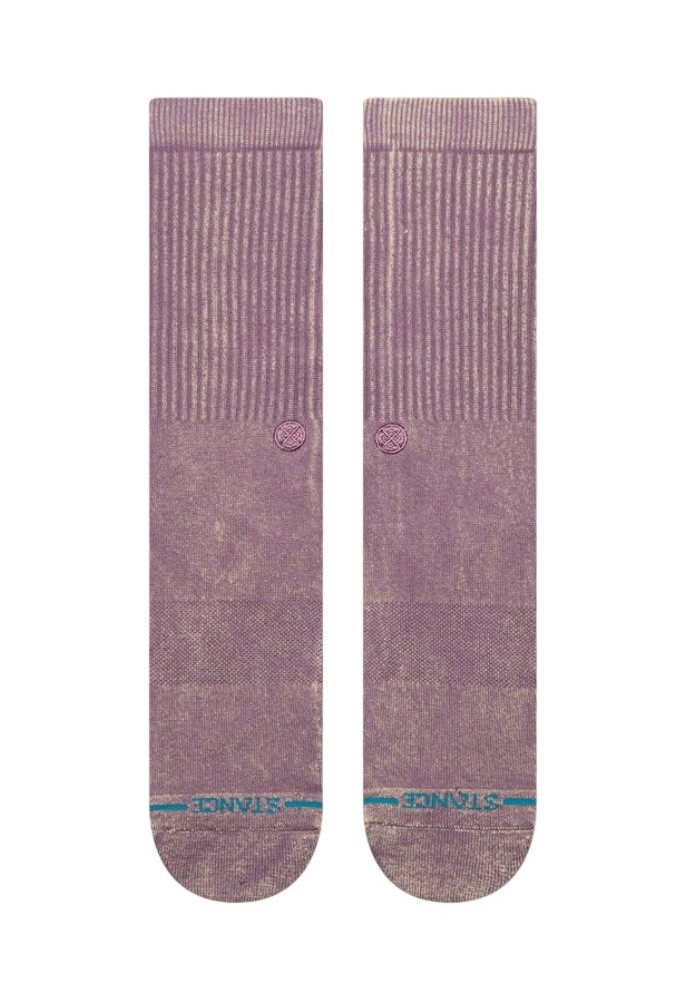 Stance Socken Tagessocke Icon Dyed Crew plum - 1 Paar