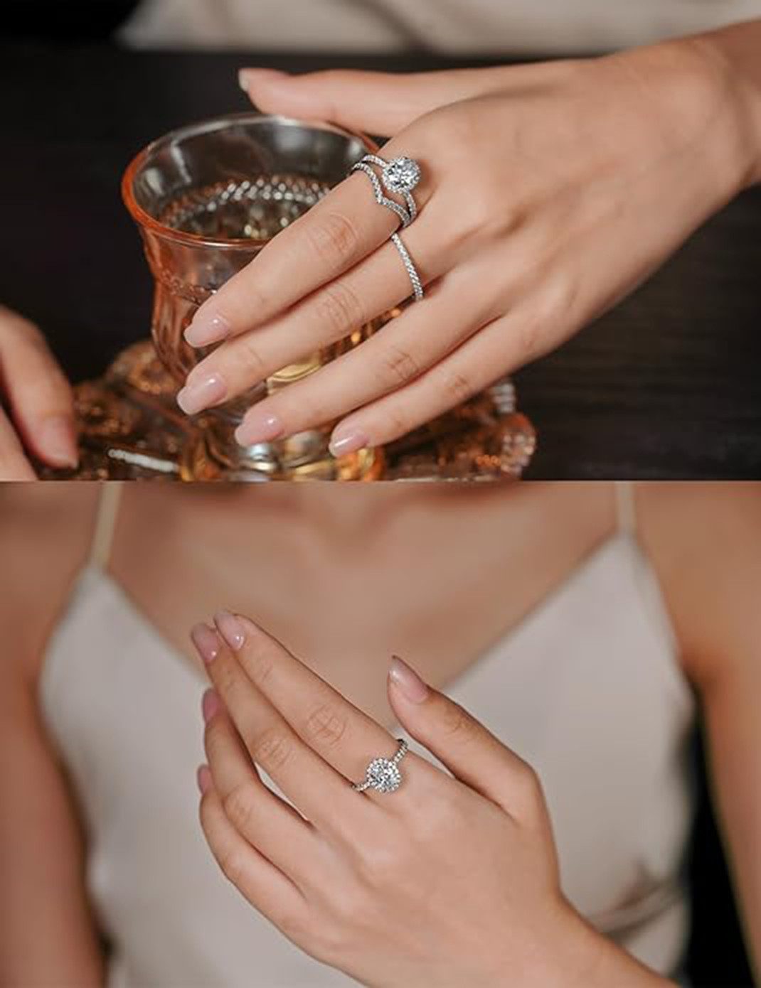 Jumpeak Verlobungsring Ehering,1.5ct,D,VS1,2EX,Diamantring aus Laborzucht,Ring,Damenring, Damen geschenk,Liebes geschenk für sie, Mutter tags geschenk