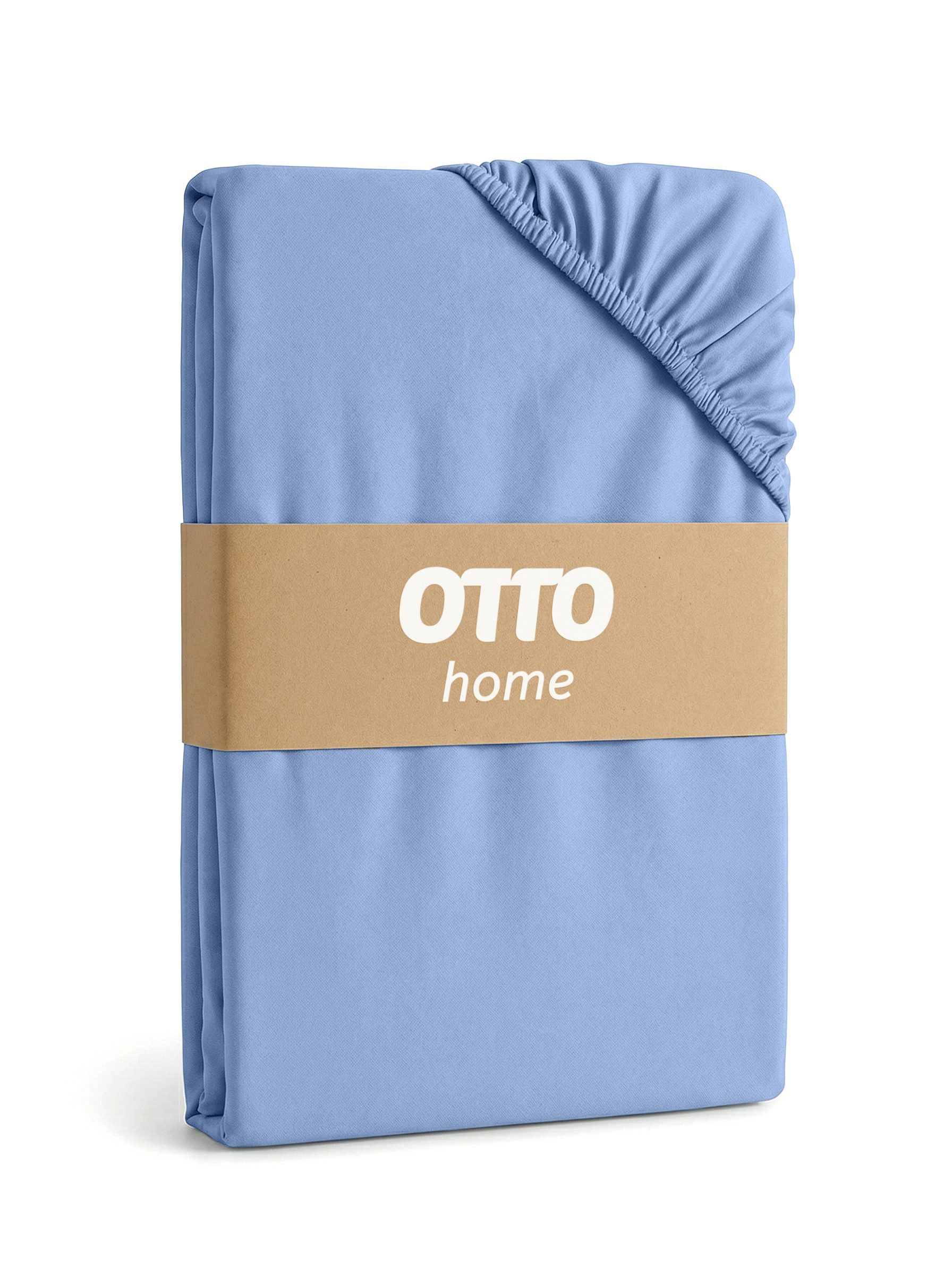 OTTO home Spannbettlaken BLACKBERRY in PREMIUM und BASIC Qualität, 100% Baumwolle, Jersey (160 g/m), Gummizug: rundum, (1 Stück), für hohe Matratzen bis 28 cm,  – Bild 3 von 5