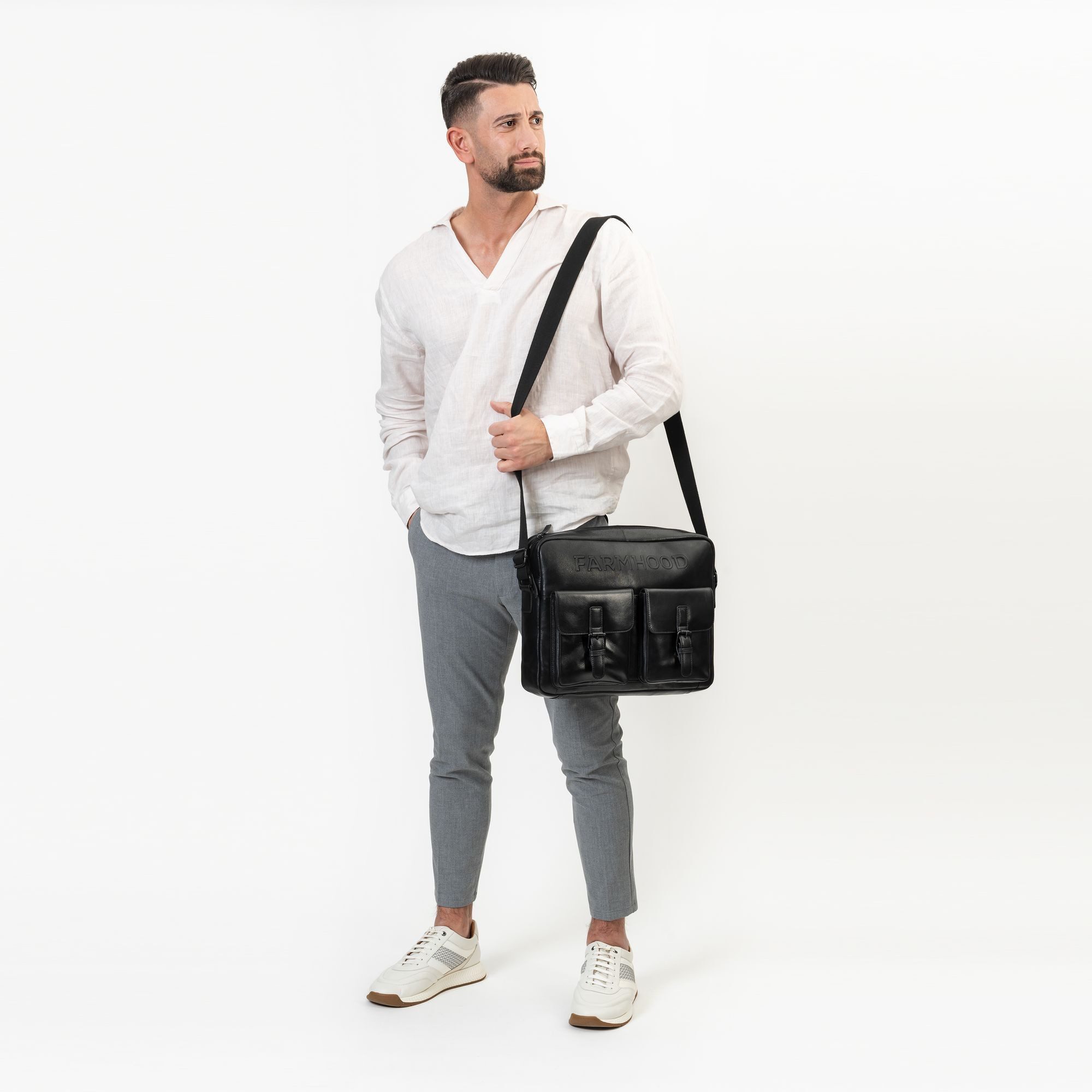 Farmhood Aktentasche Memphis, Leder günstig online kaufen