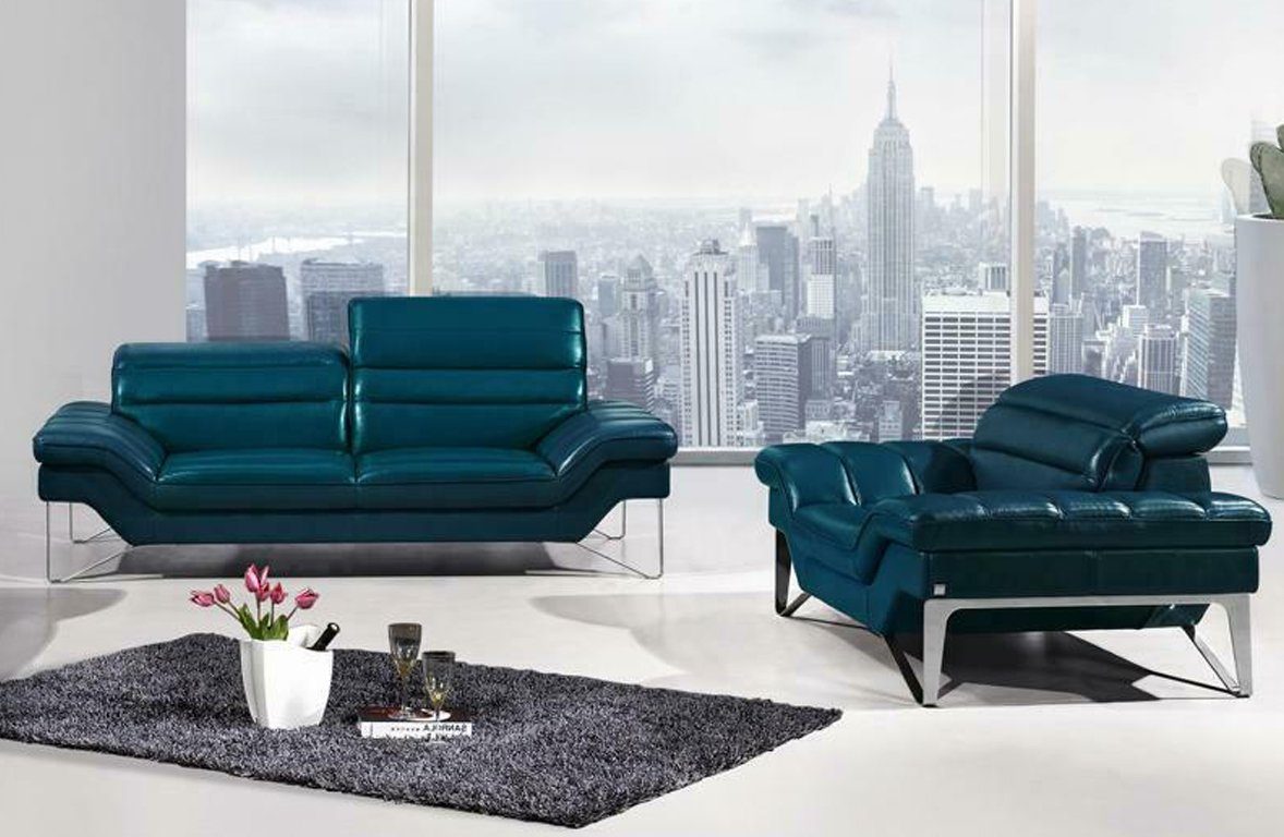 JVmoebel Sofa Sofagarnitur Leder Set 3+2 (ohne Sessel) Couch Sitz Polster, Made in Europe
