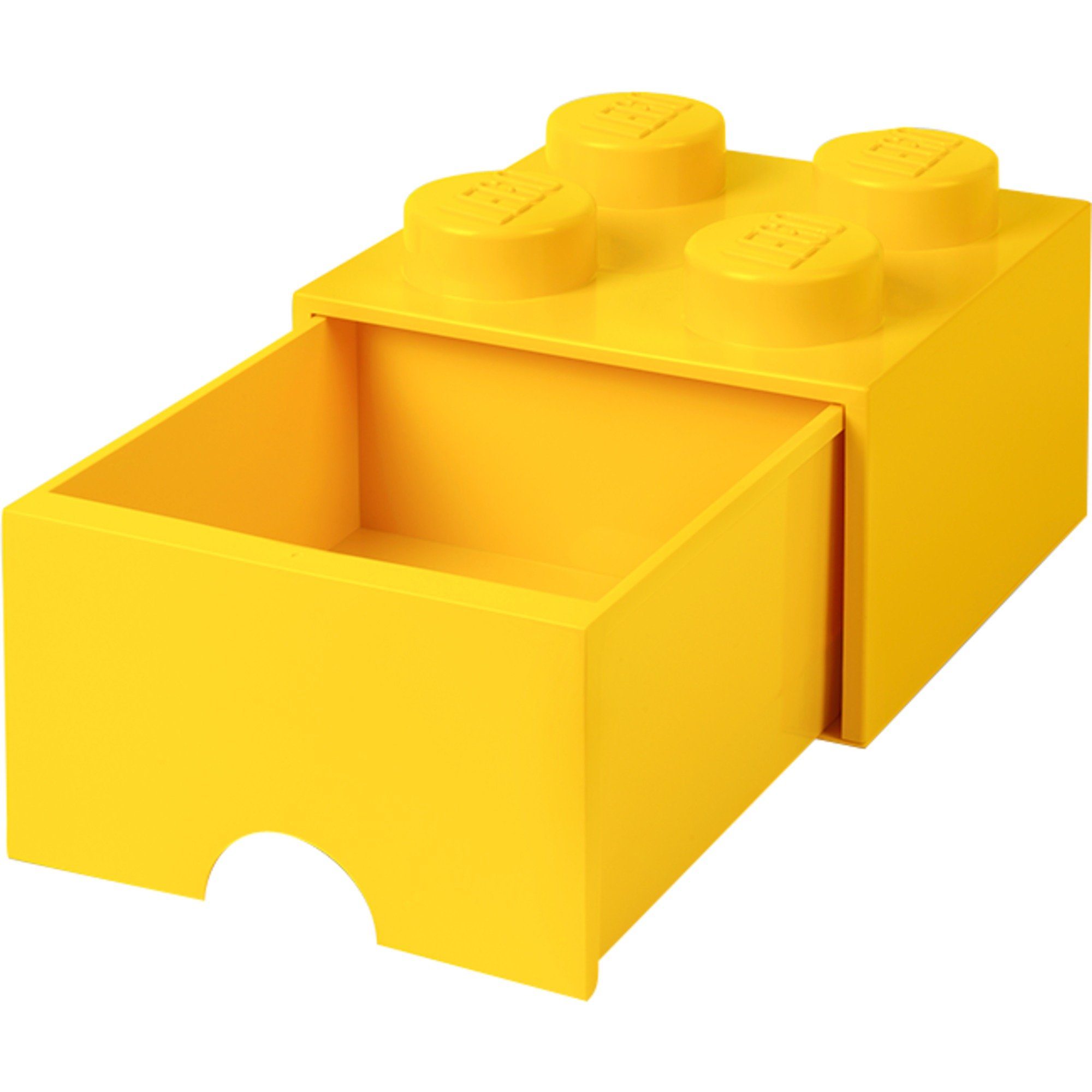 Room Copenhagen Spielzeugtruhe Room Copenhagen LEGO Brick Drawer 4 gelb günstig online kaufen