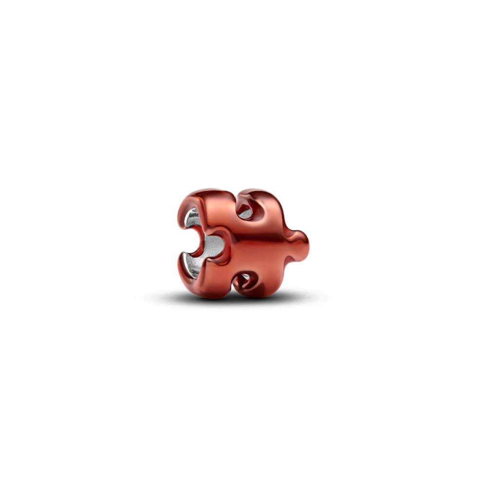 Pandora Charm-Einhänger Pandora Moments Orangefarbenes Puzzleteil Mini Charm 794816C01 (1-tlg)