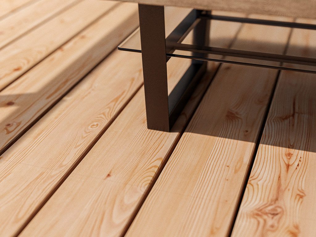 Woodtex Terrassendielen Terrassendiele Douglasie, BxL: je 14x300 cm, 26 mm Stärke