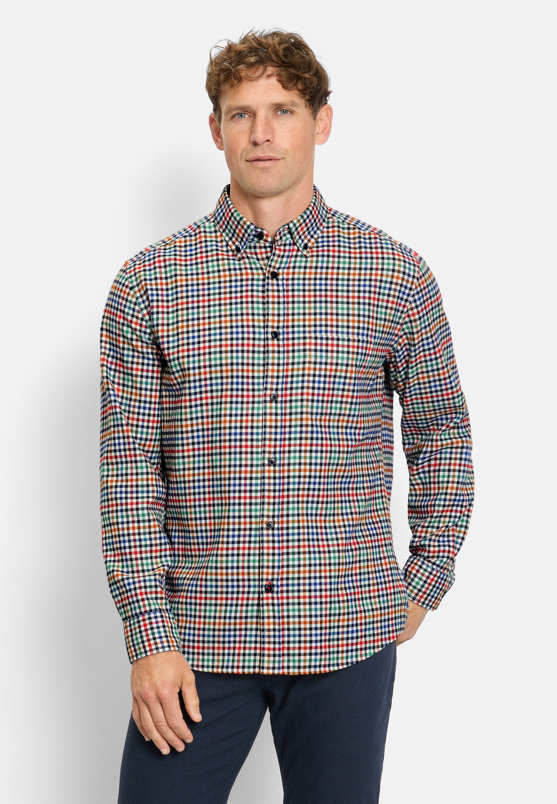 Langarmhemd OLYMP Casual, regular fit, Button-down