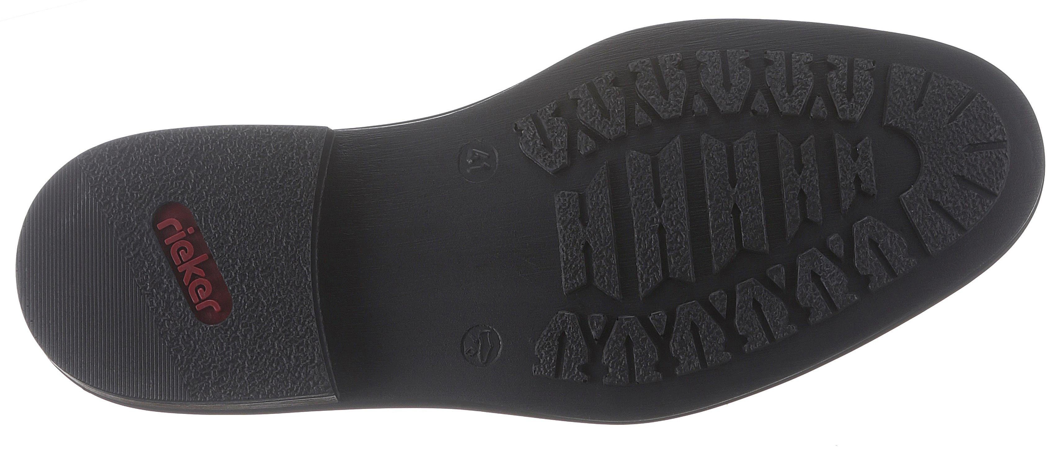 Rieker Slipper Anzugschuh, Business Schuh, Schlupfschuh mit stylischer Quernaht