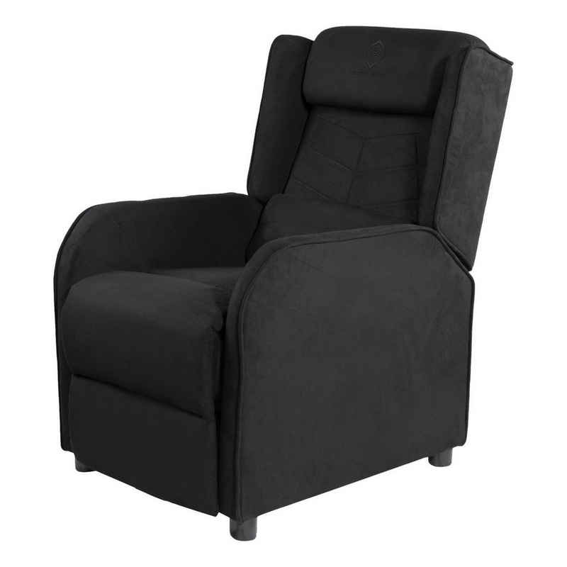 DELTACO Gaming-Stuhl »Gaming und Relax Sessel Leder bis 140 kg GAM-087A-B« (kein Set), inkl. 5 Jahre Herstellergarantie