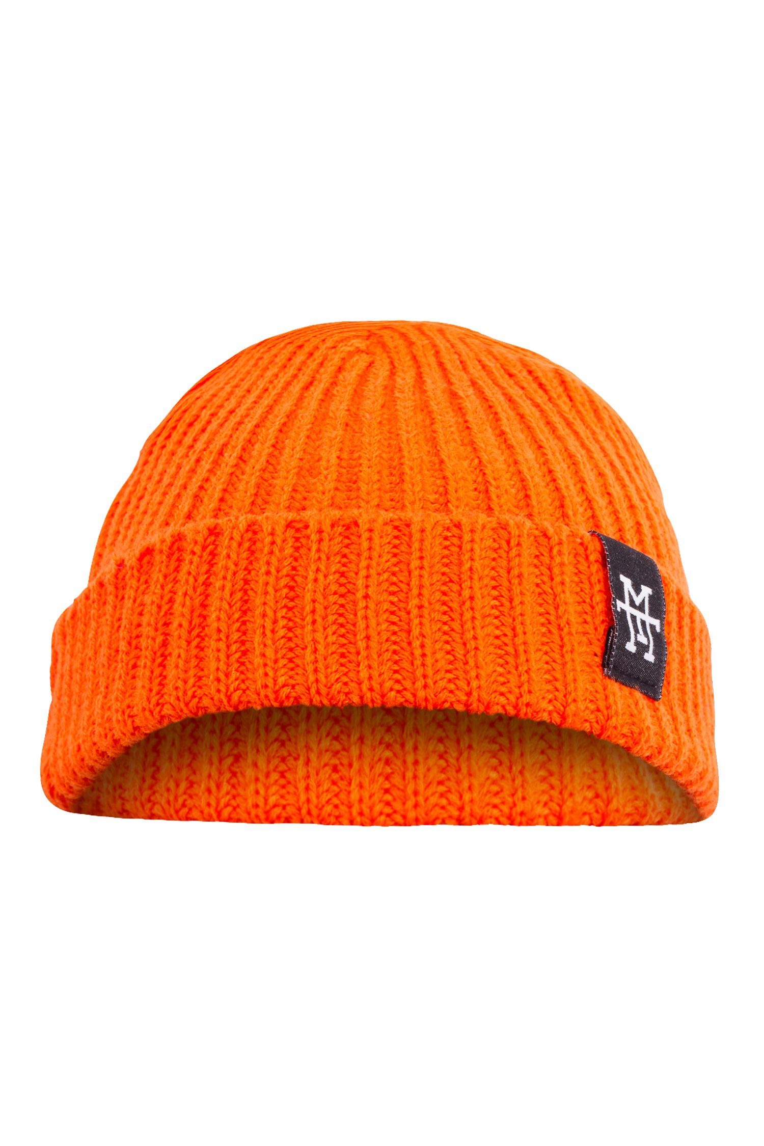 Damen - Dockermütze, Beanie für Wintermütze Heritage Manufaktur13 und Herren Orange Beanie Docker