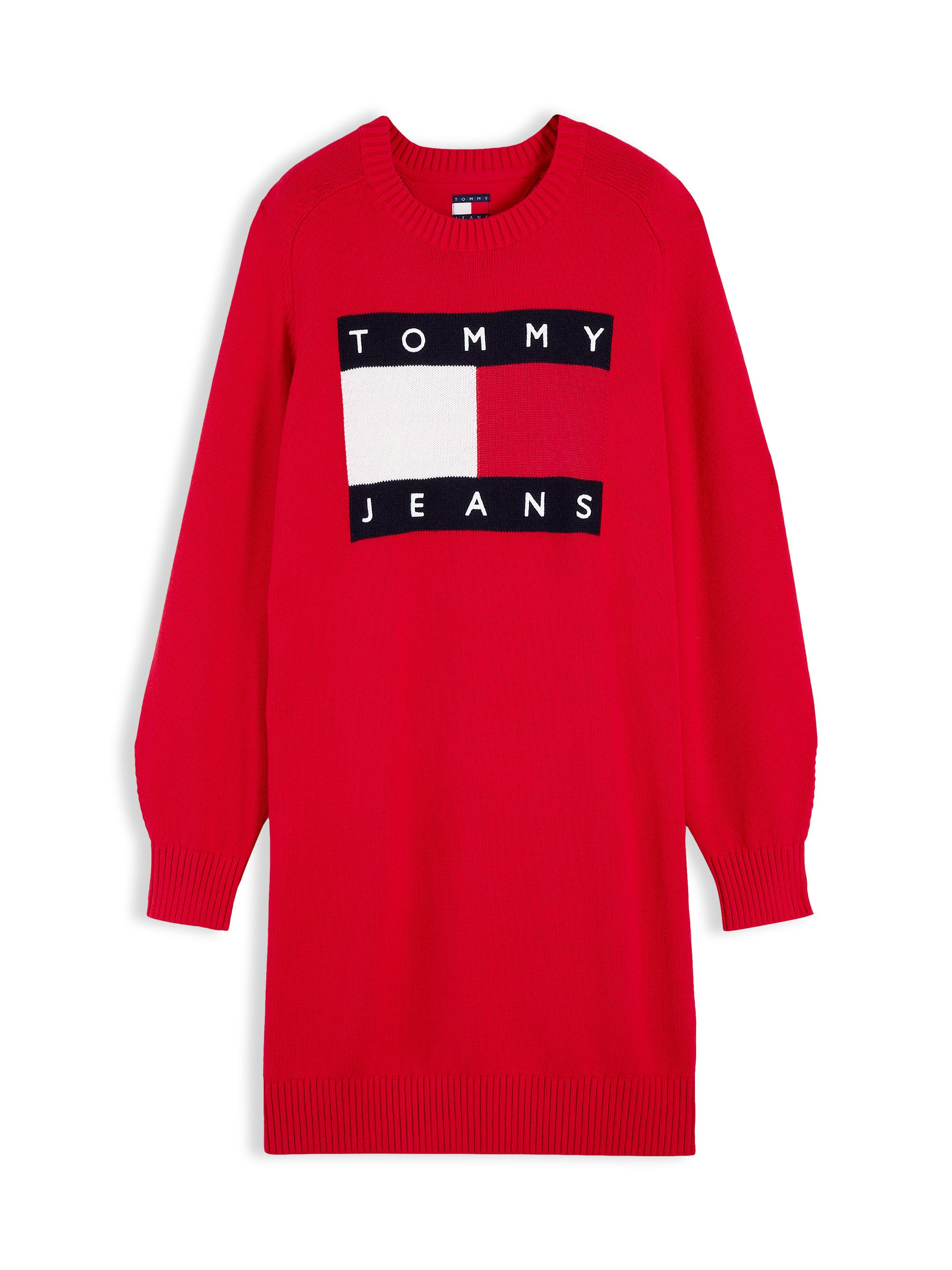 Tommy Jeans Sweatkleid TJW SWEATER FLAG DRESS EXT Baumwollmischung – Bild 5 von 5