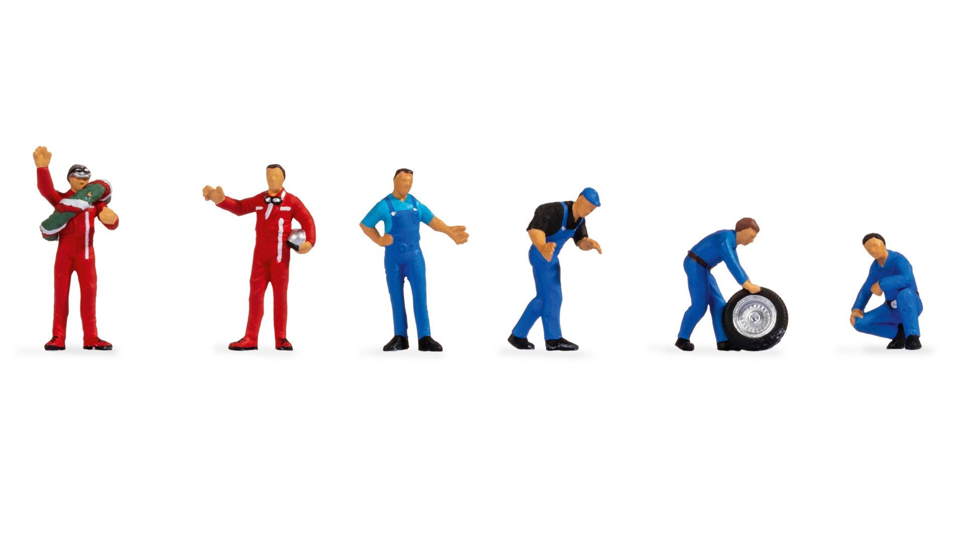 NOCH Dekofigur NOCH Rennfahrer und Mechaniker Figuren-Set, Modell
