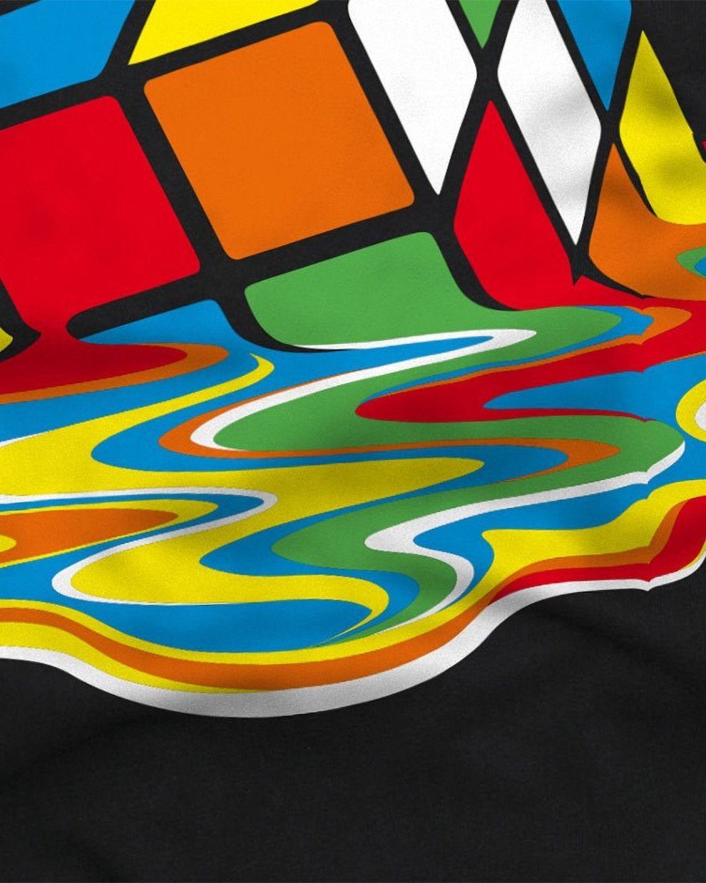 style3 T-Shirt Sheldon Zauberwürfel melting cube rubik würfel the big bang günstig online kaufen
