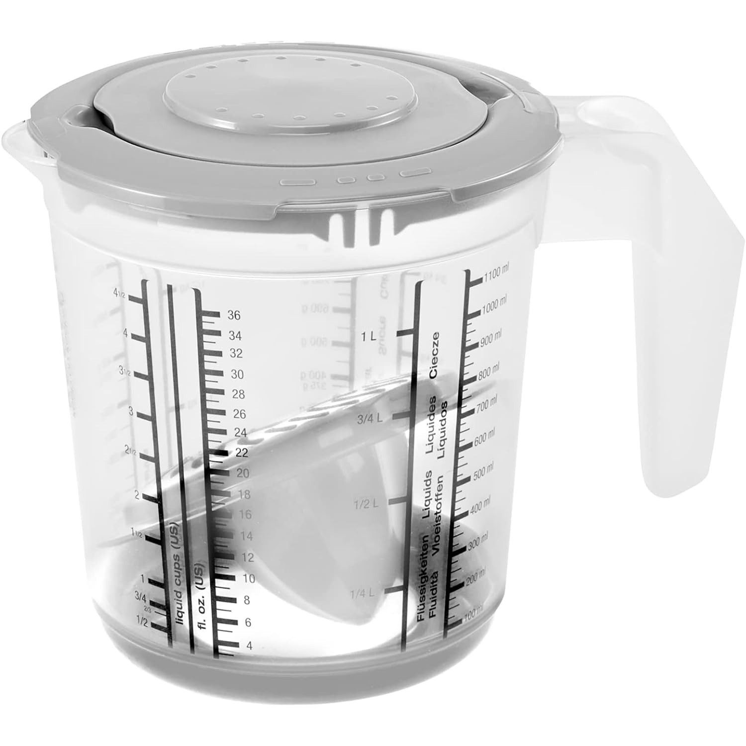 keeeper Messbecher, Küchenset Kanne mit Messbecher Matteo-Presse