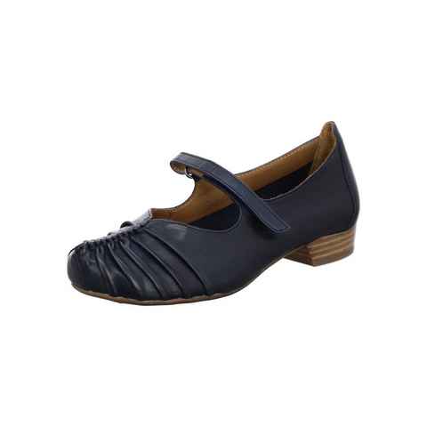 Everybody Galega - Damen Schuhe Pumps Ballerina Glattleder blau