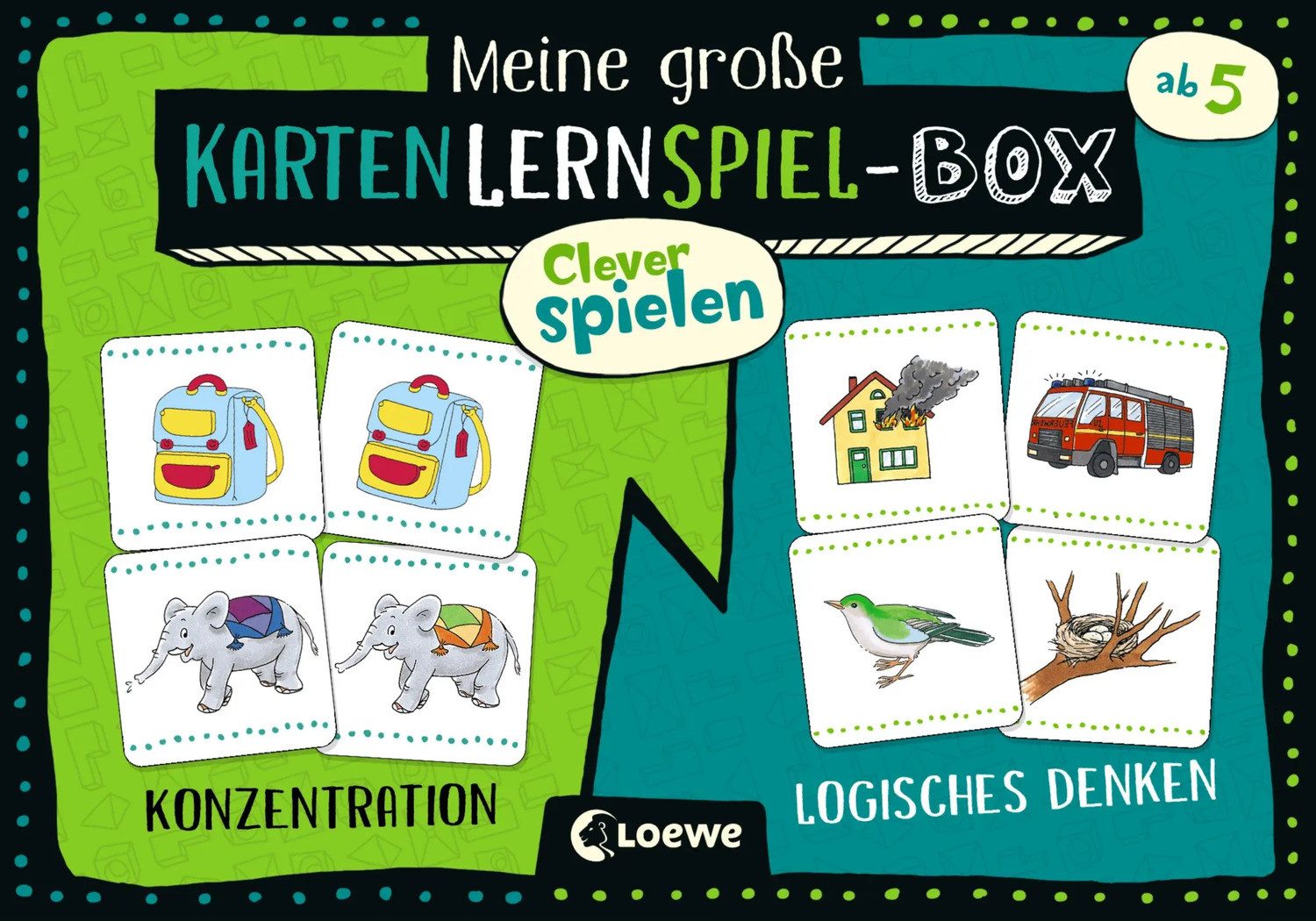 Loewe Spiel Clever spielen - Meine große KartenLernSpiel-Box -...