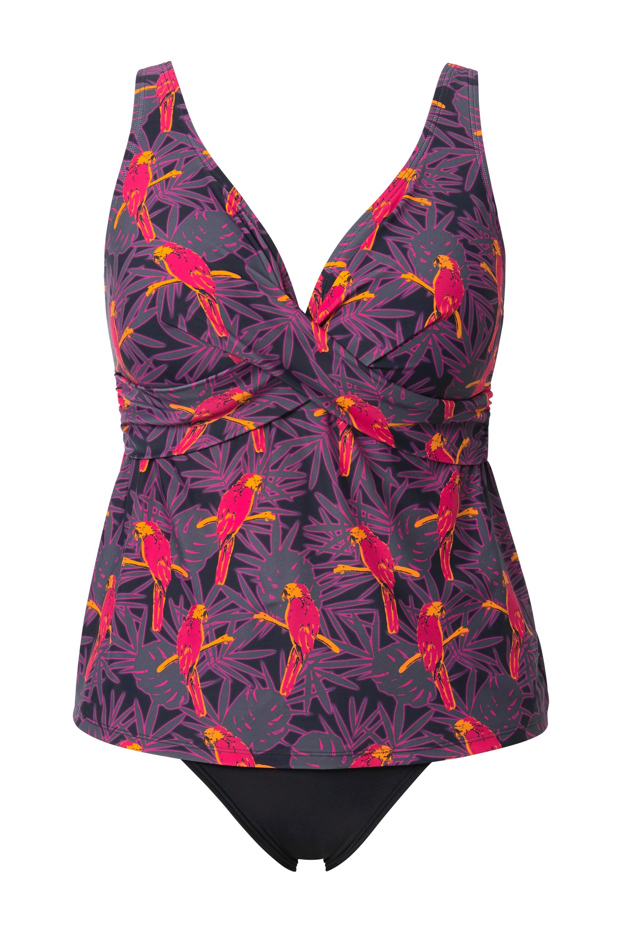 Ulla Popken Bügel-BH Tankini Papageien Softcups günstig online kaufen