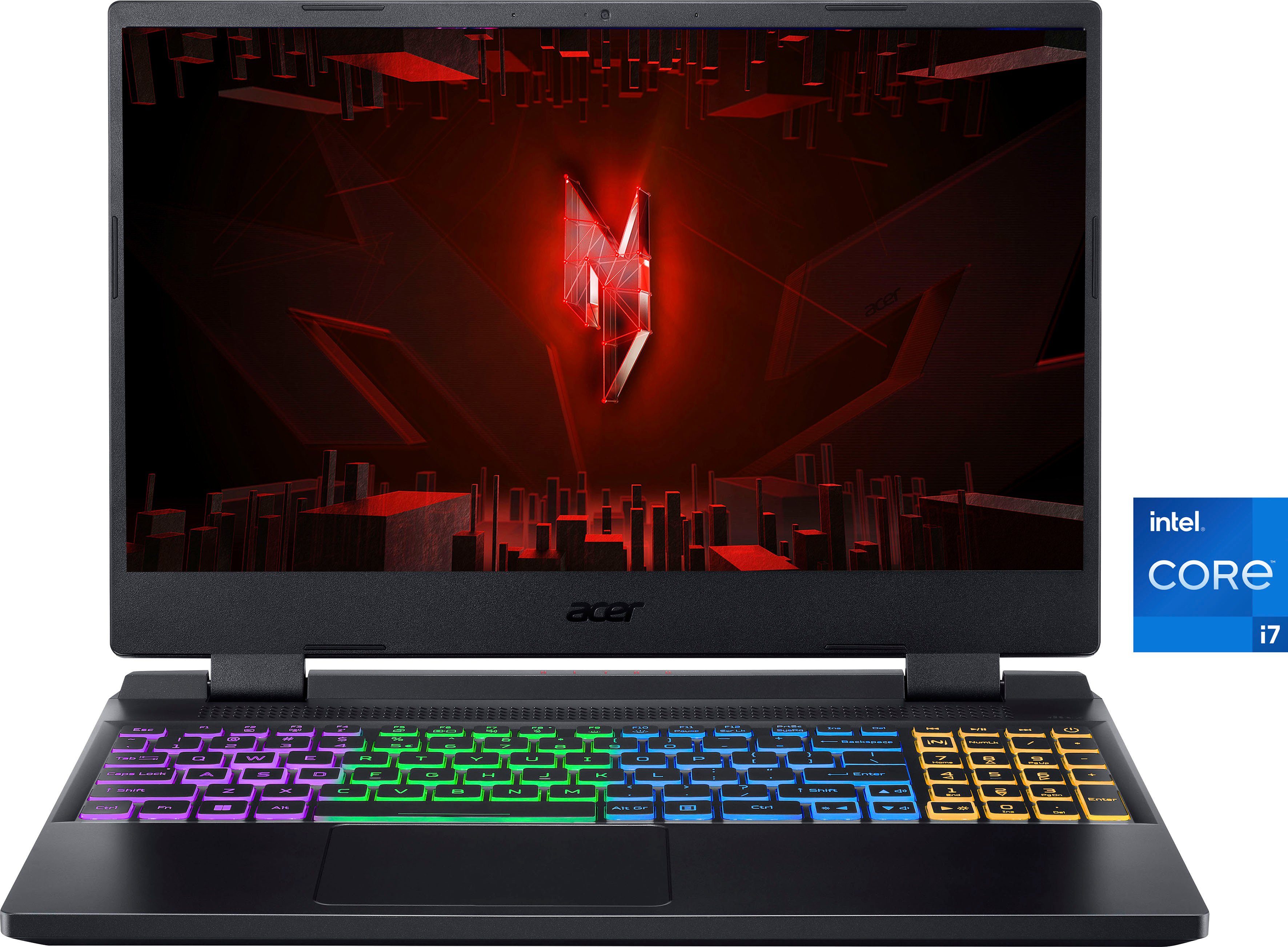 4050, i7 SSD, Core 512 Gaming-Notebook 4) cm/15,6 AN515-58-79LV Nitro GeForce RTX 12700H, Thunderbolt™ (39,62 GB Zoll, Acer Intel 5