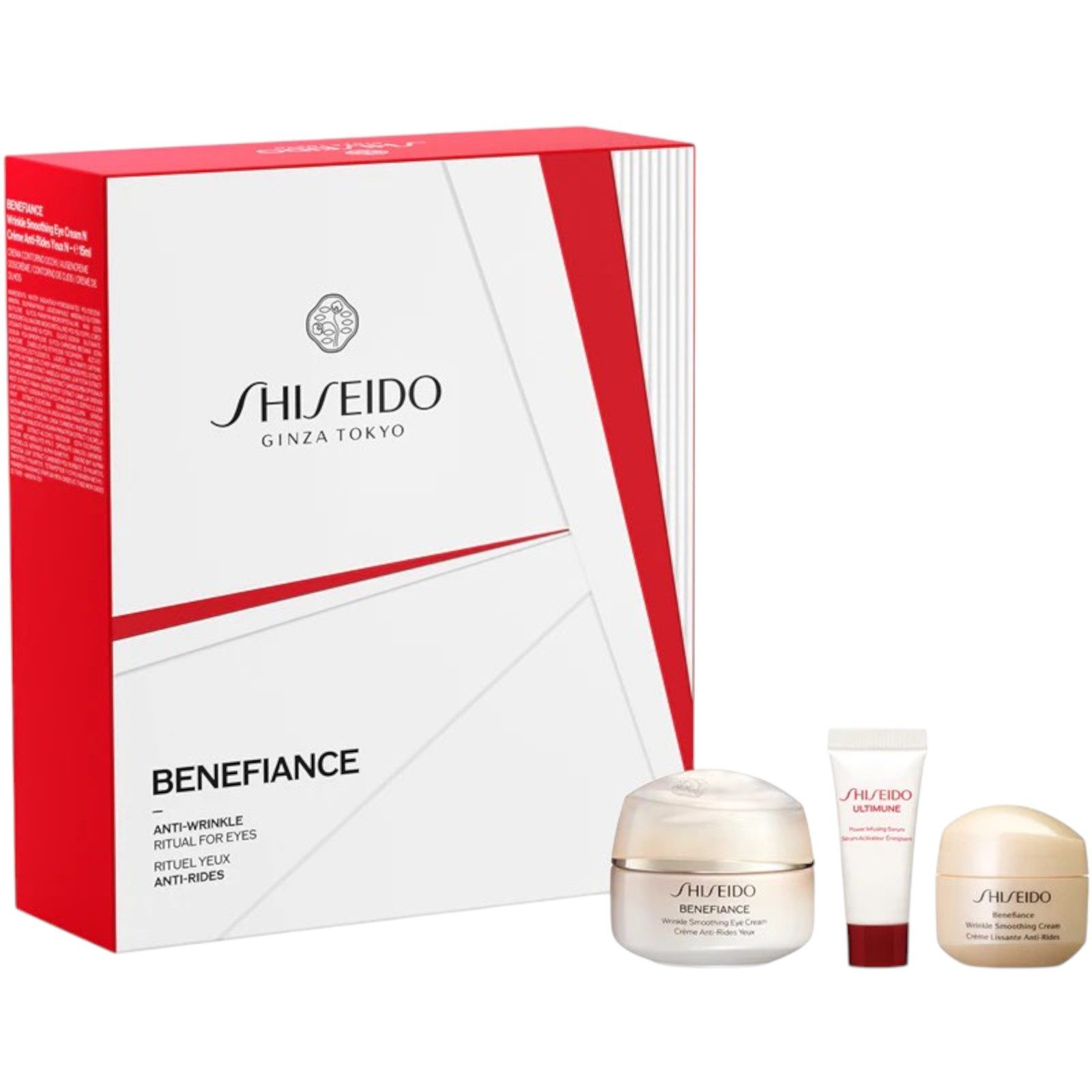 Gesichtspflege-Set Shiseido Benefiance Anti-Wrinkle Ritual for Eyes (3pcs)