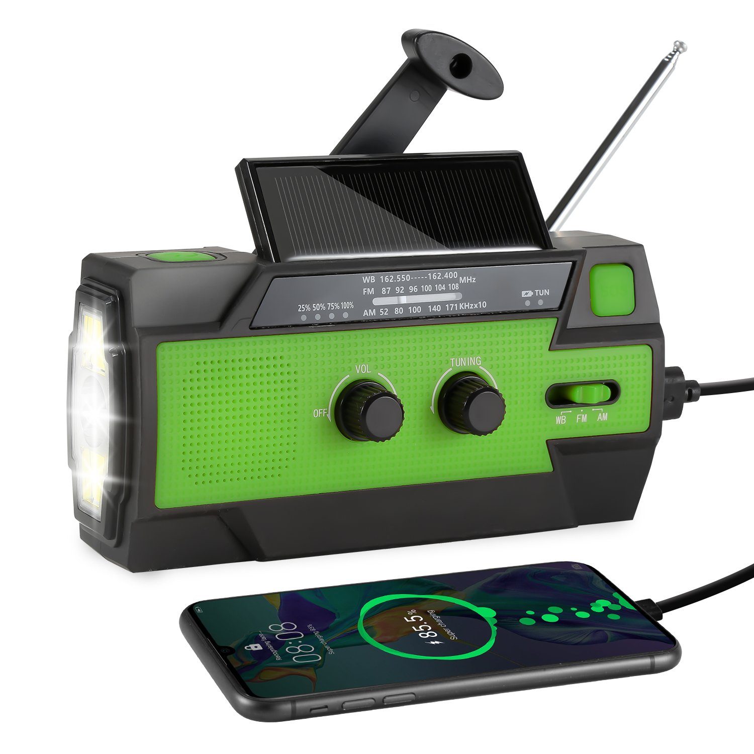 Gimisgu Radio, Digitalradios, Solarradio,Tragbares Notradio 4000mAh AM/FM Radio | Radios