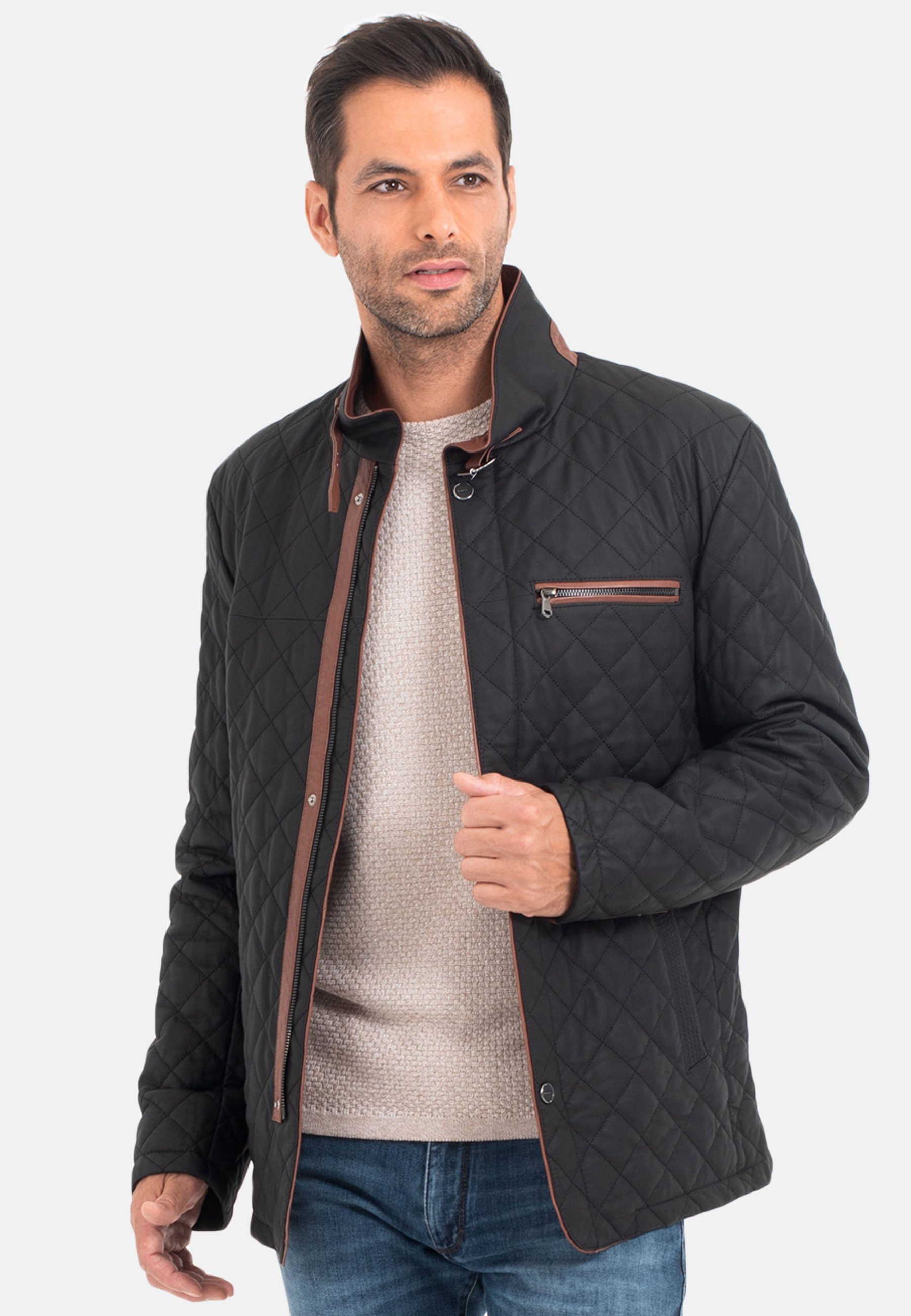 Lolus Lederjacke Leno Elegante Stepp Lederjacke aus weichem Lammleder günstig online kaufen