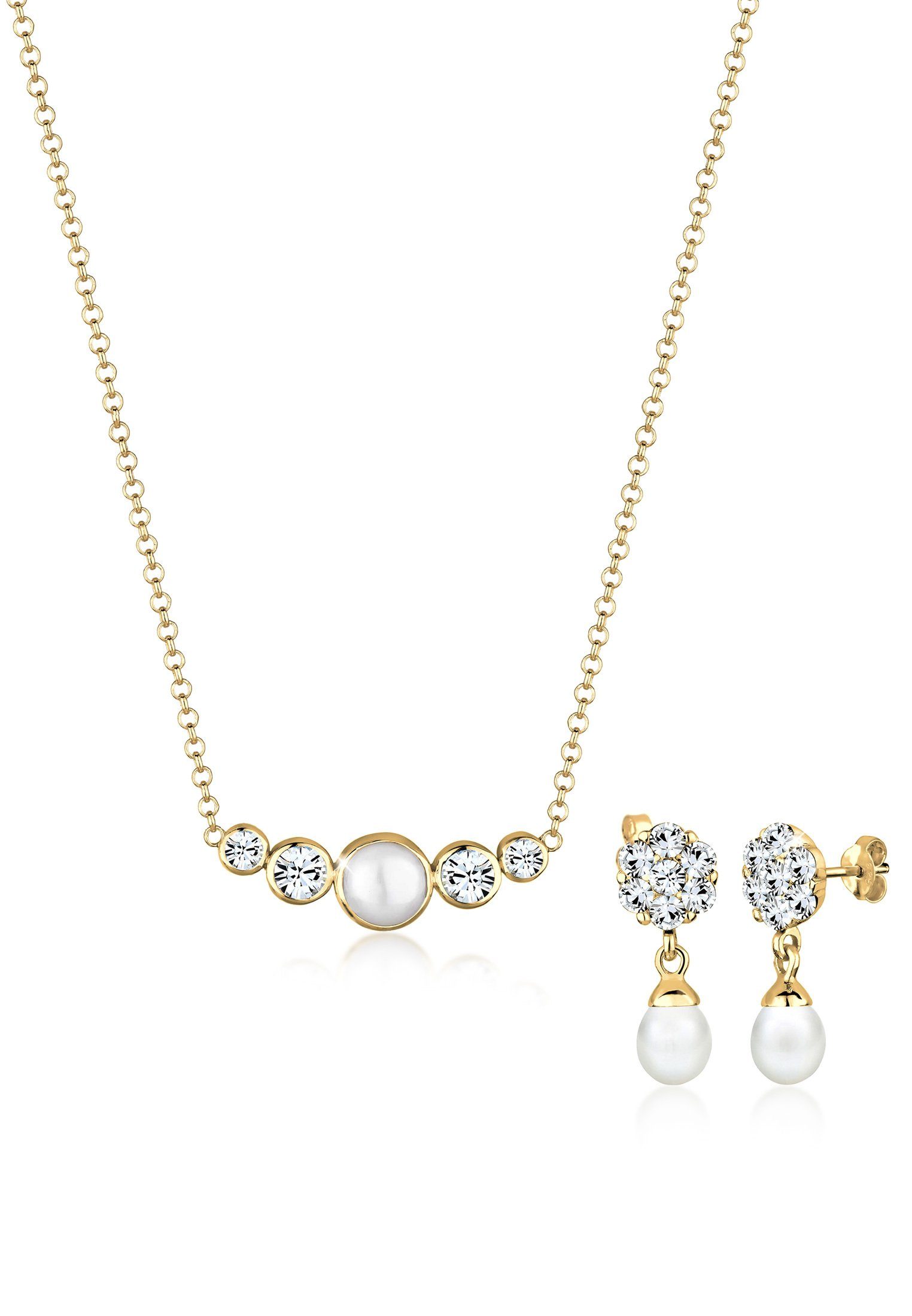 Elli Premium Schmuckset mit Perle und günstig online kaufen