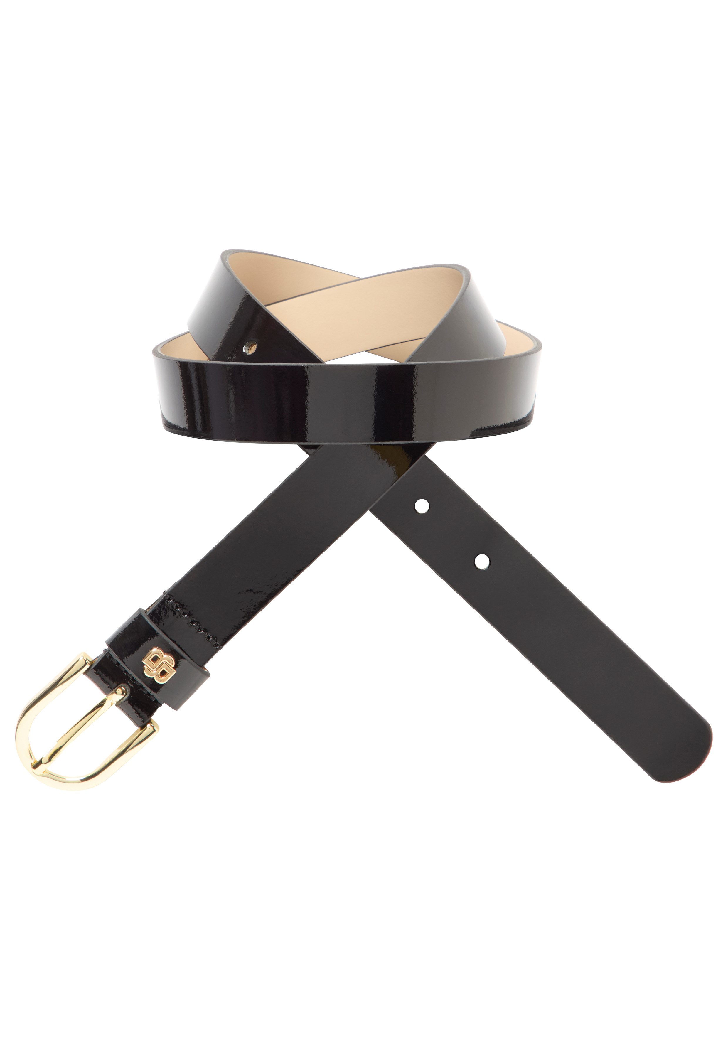 BOSS Ledergürtel Scarlet-BB Sz25 mit Double-B-Logo