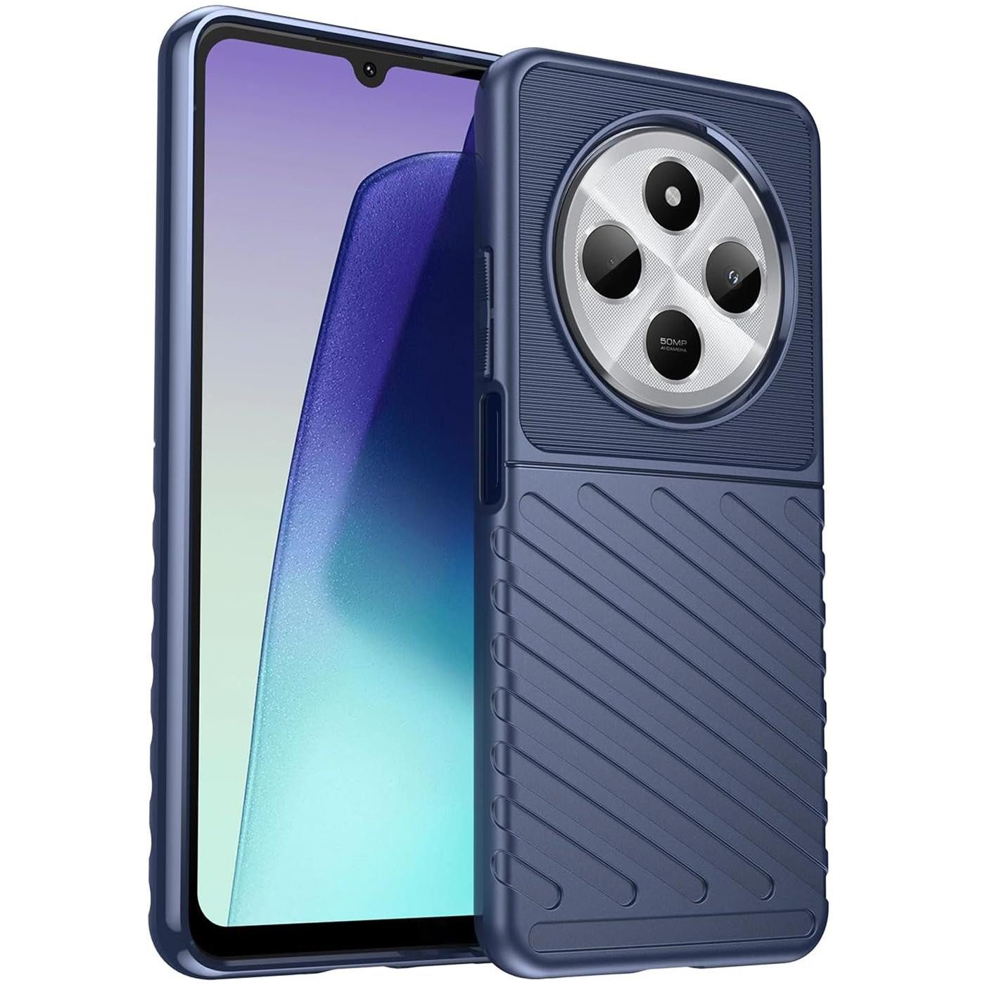 CoolGadget Handyhülle Thunder Hybrid Case für Xiaomi Redmi 14C 6,88 Zoll, stylische rutschfeste Schutzhülle Handy Hülle für Redmi 14C Poco C75