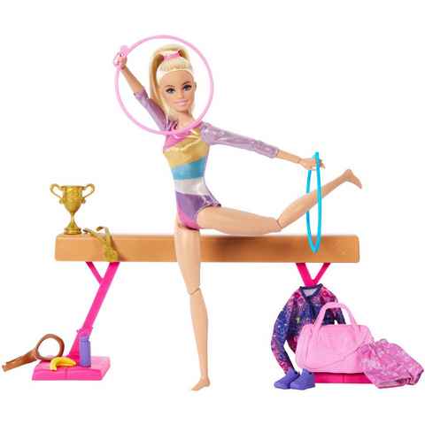 Barbie Anziehpuppe Gymnastik Spielset