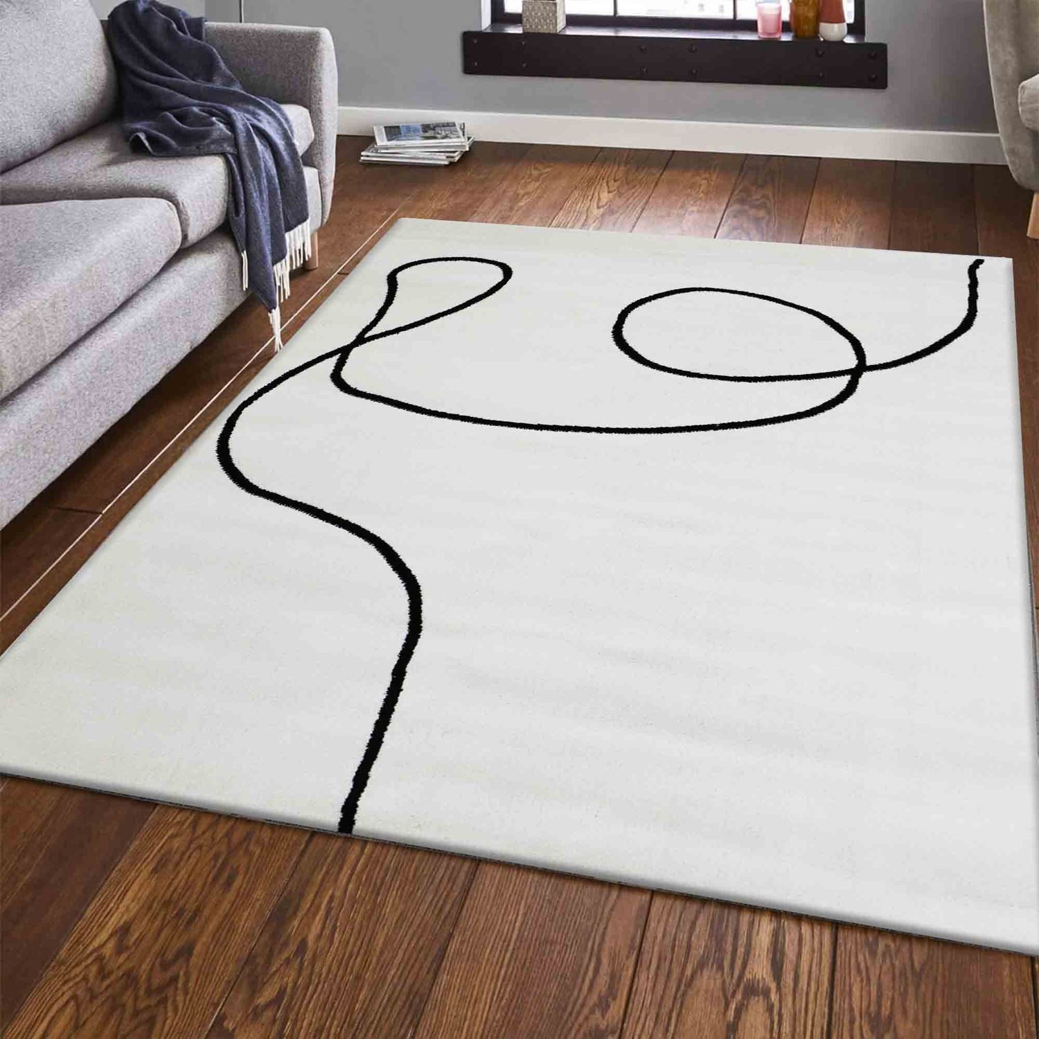 Vimoda Designteppich Wohnzimmer, Rechteckig, Höhe: 11 günstig online kaufen