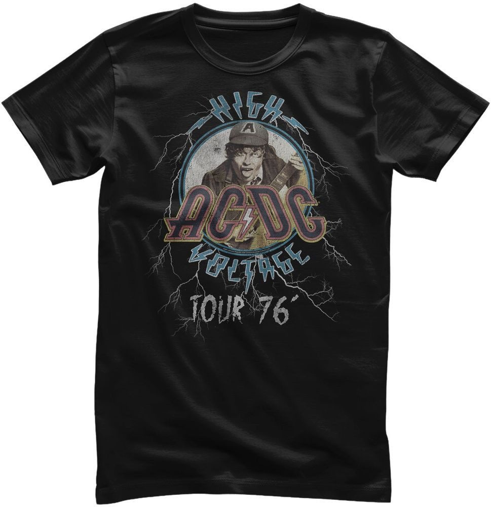 AC/DC T-Shirt AC/DC High Voltage Tour 76' T-Shirt