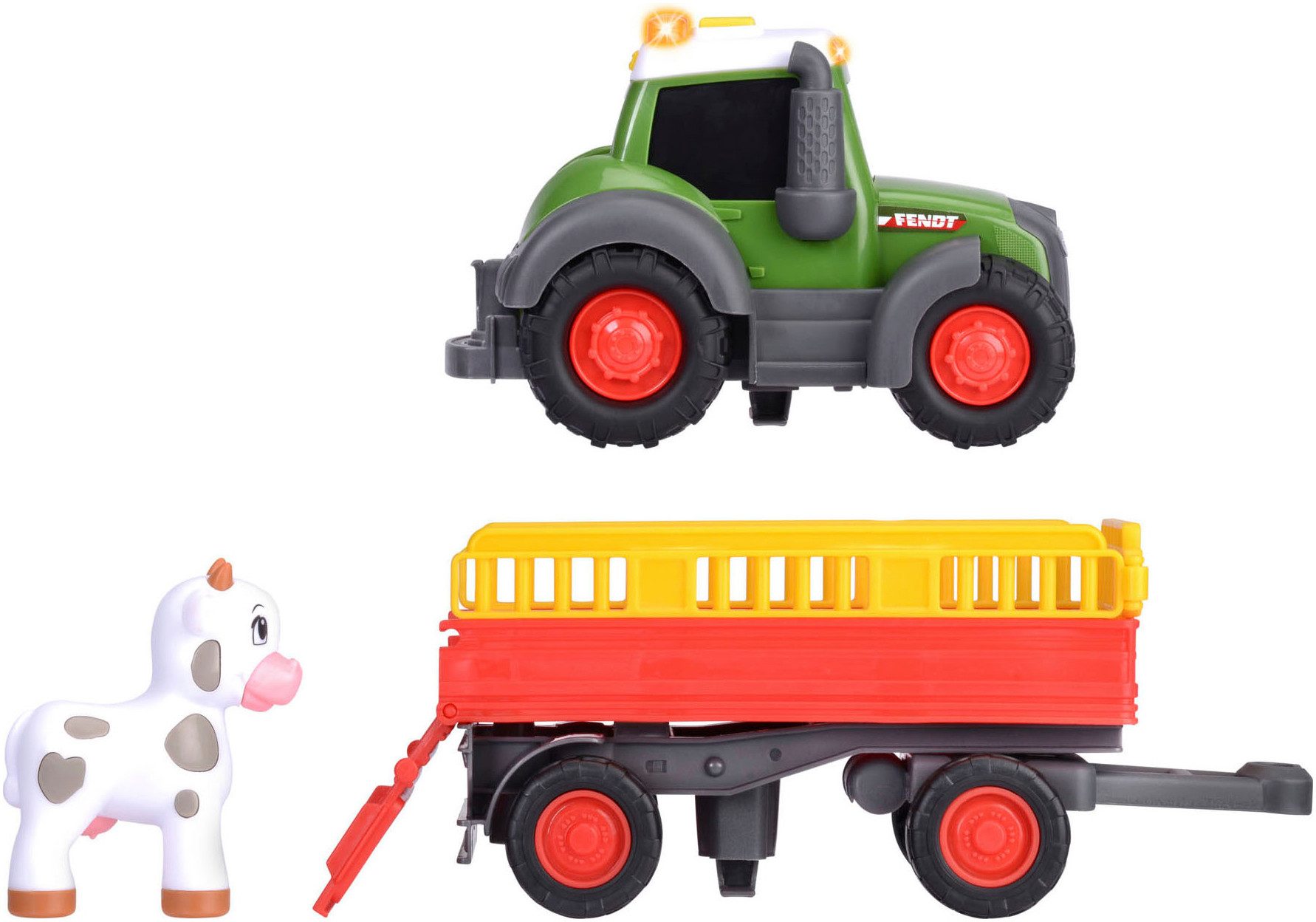 ABC Toy Tractor ABC Fendti Animal Trailer, with light and sound