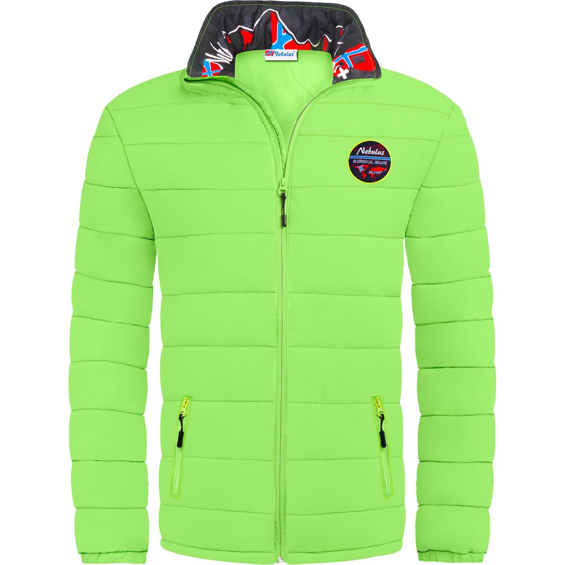 Nebulus Winterjacke TAMMES, P2182 - Herren, limettengrün, XL