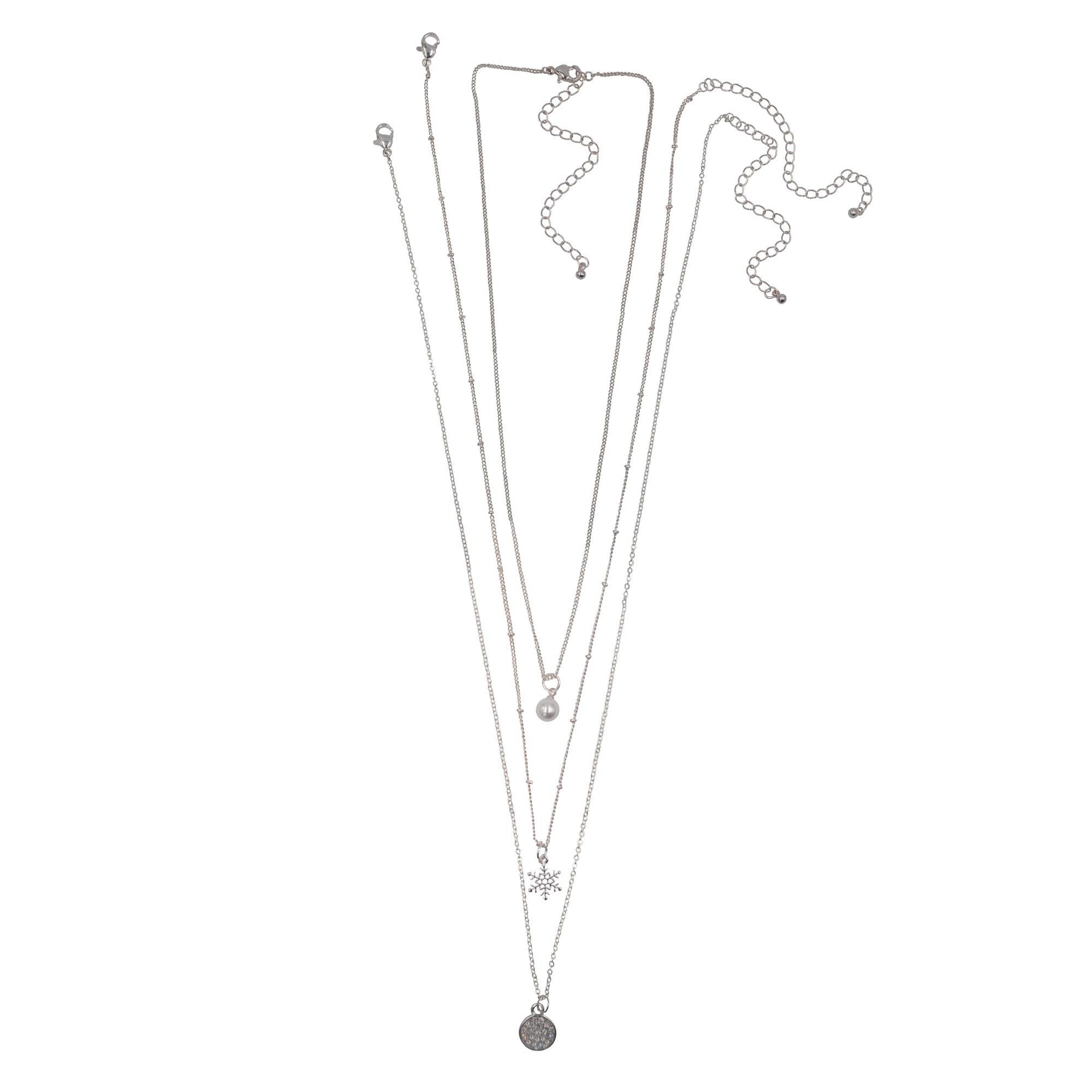 Steuer Collierkettchen Set Metall