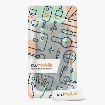 kwmobile Handyhülle Slim Case für Oppo A16 / A16s / A54s, Hülle Silikon Handy - Handyhülle gummiert