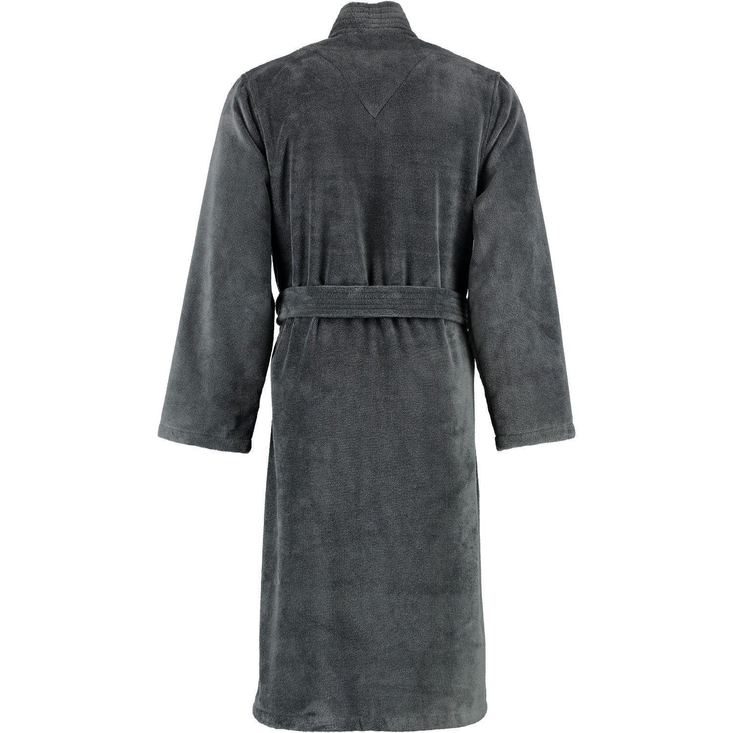 Cawö Home Herrenbademantel 800 Kimono Velours, Kimono, 55 % Polyester 45 % Baumwolle, Doubleface