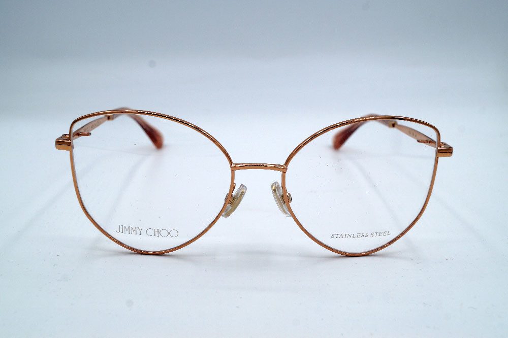 JIMMY CHOO Brillengestell JIMMY CHOO Brillenfassung Brillengestell Eyeglasses Frame JC 327 DDB